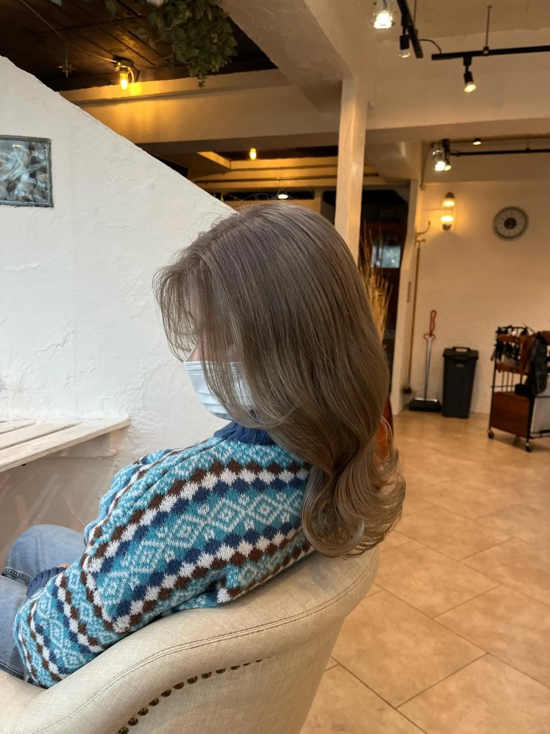 セミロング カラー 💛ハイトーン💛 りむのヘアスタイル