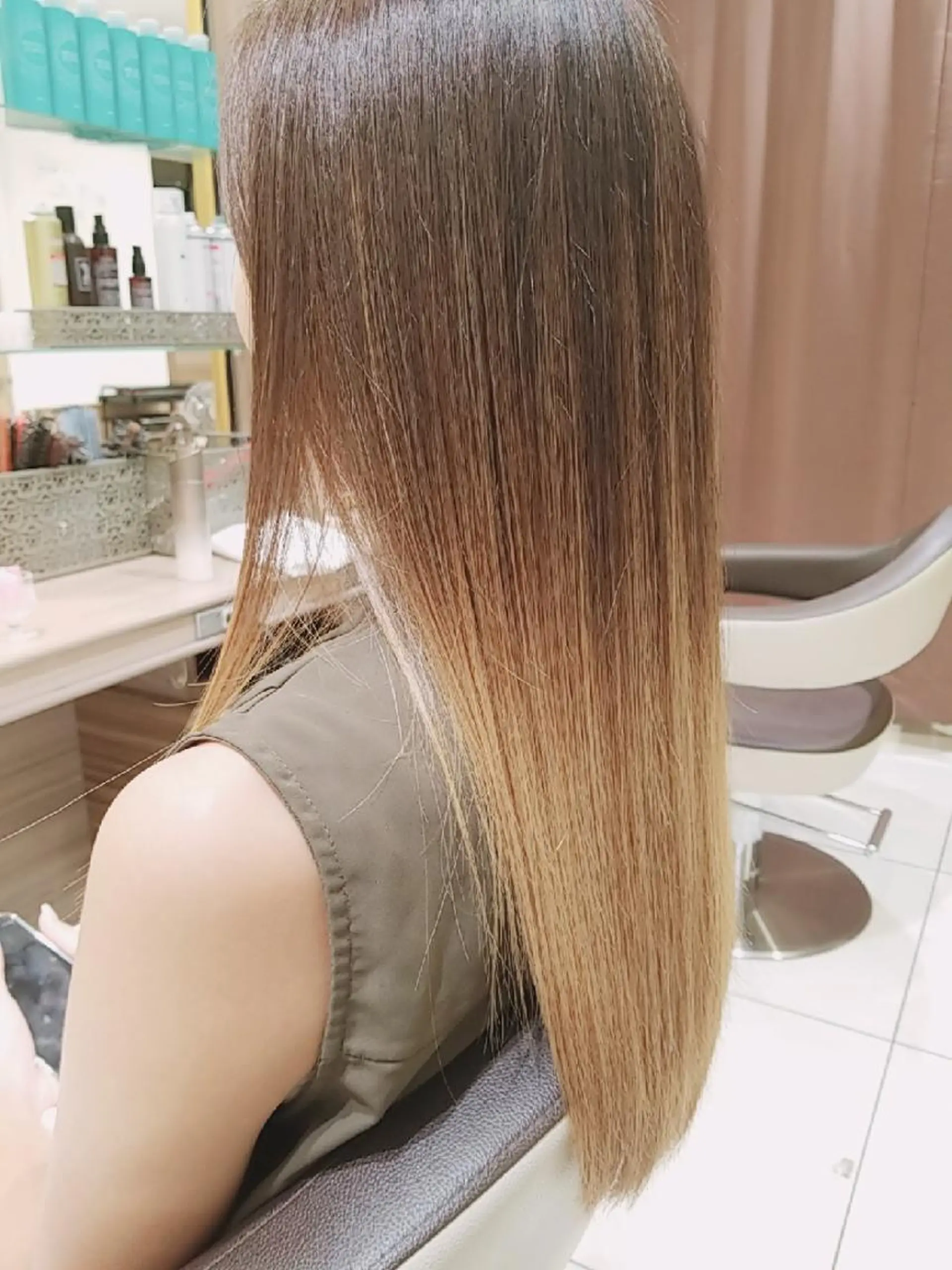 ロング 縮毛矯正 トリートメント Ash 店長　山下達也のヘアスタイル