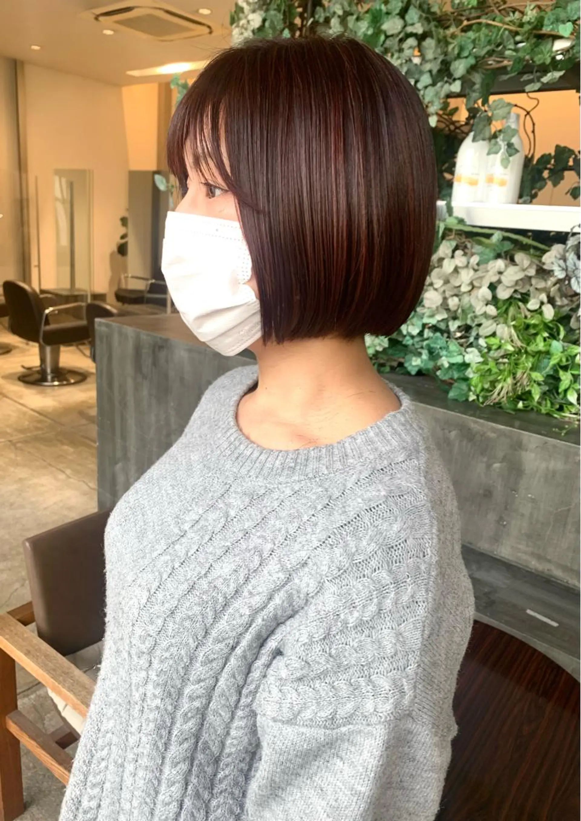 ショート ヘアカラー ヘアセット 田中 亜沙美のヘアスタイル