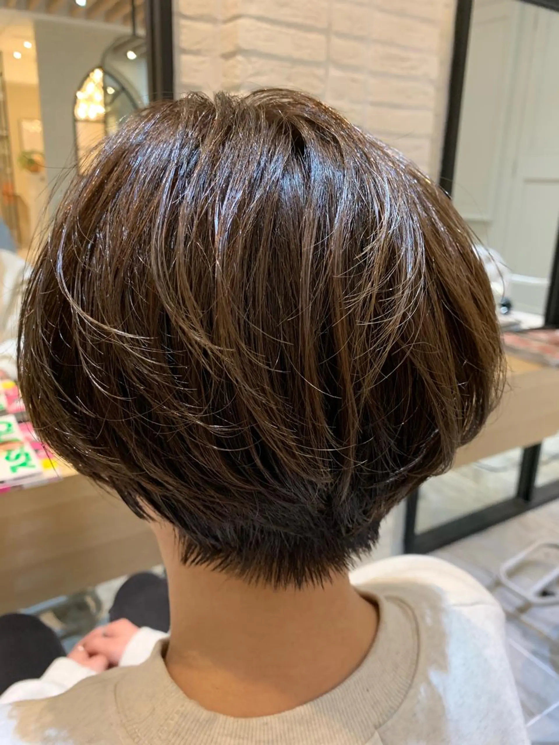 ショート カラー ショートヘア 新宿/美髪矯正 髪質改善/韓国風山本のヘアスタイル