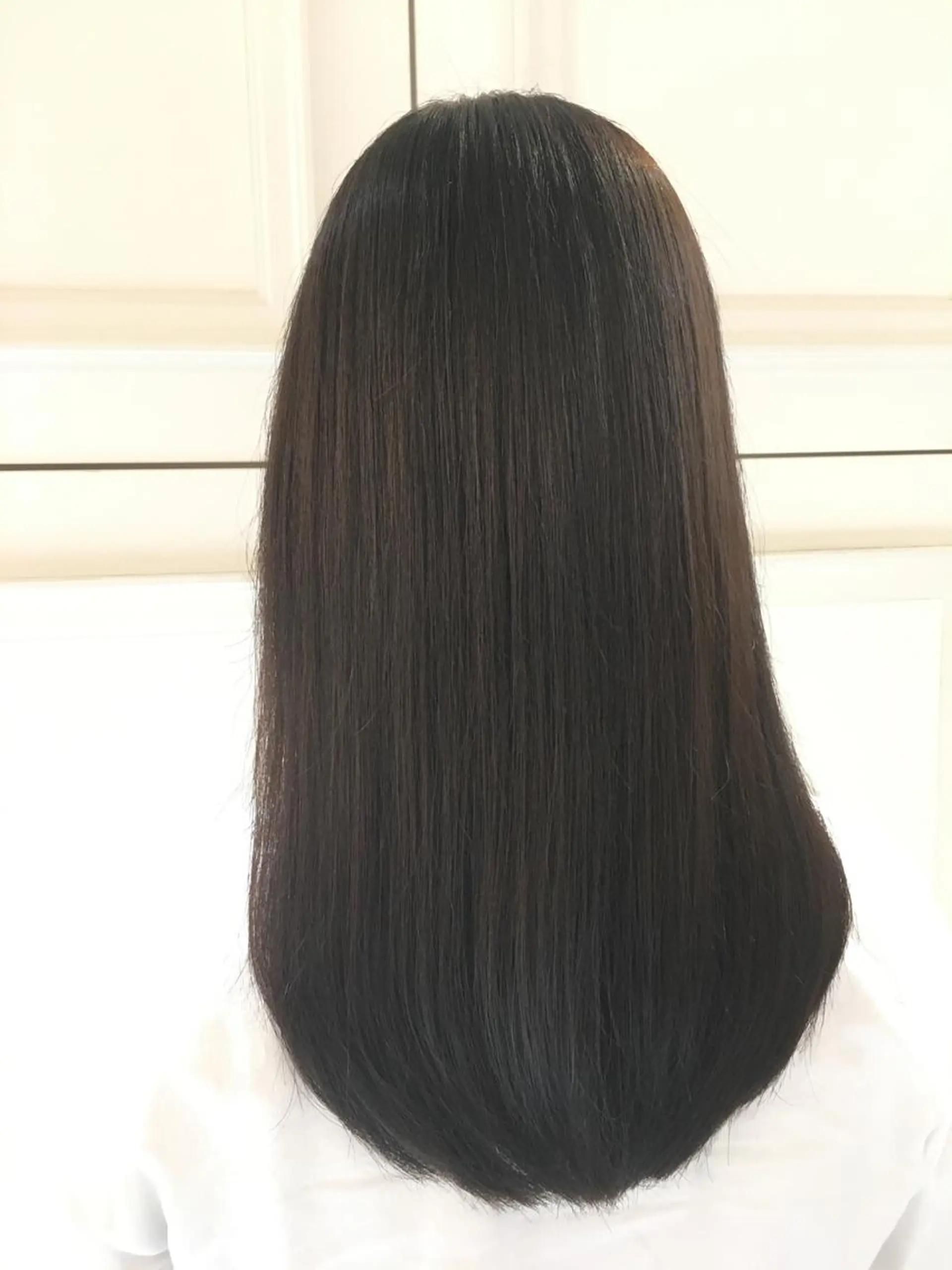 ロング 縮毛矯正 田中 未澪のヘアスタイル