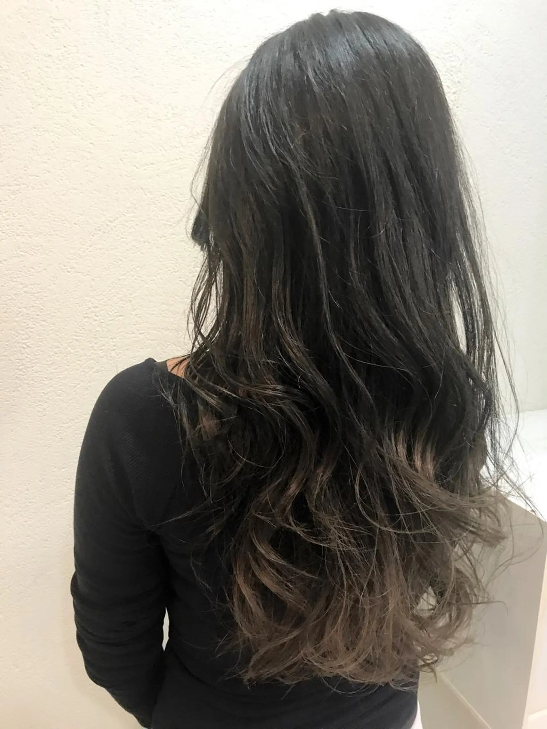 ロング カラー シールエクステ⭐️ オオミタクヤのヘアスタイル