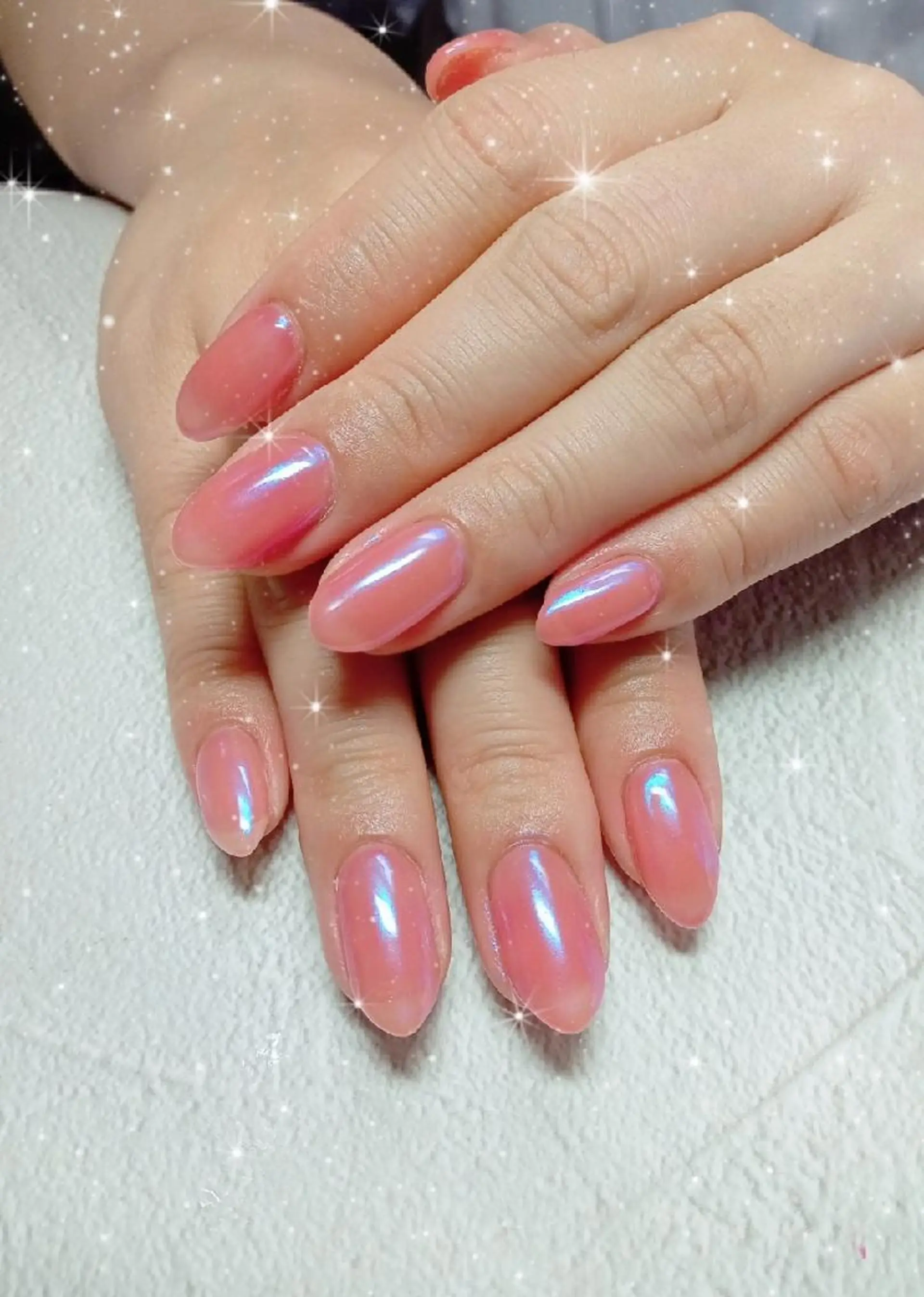 ネイル オーロラネイル マグネットネイル ミラーネイル ニュアンスネイル シンプルネイル ハンドネイル flure de neige yukiのネイルデザイン