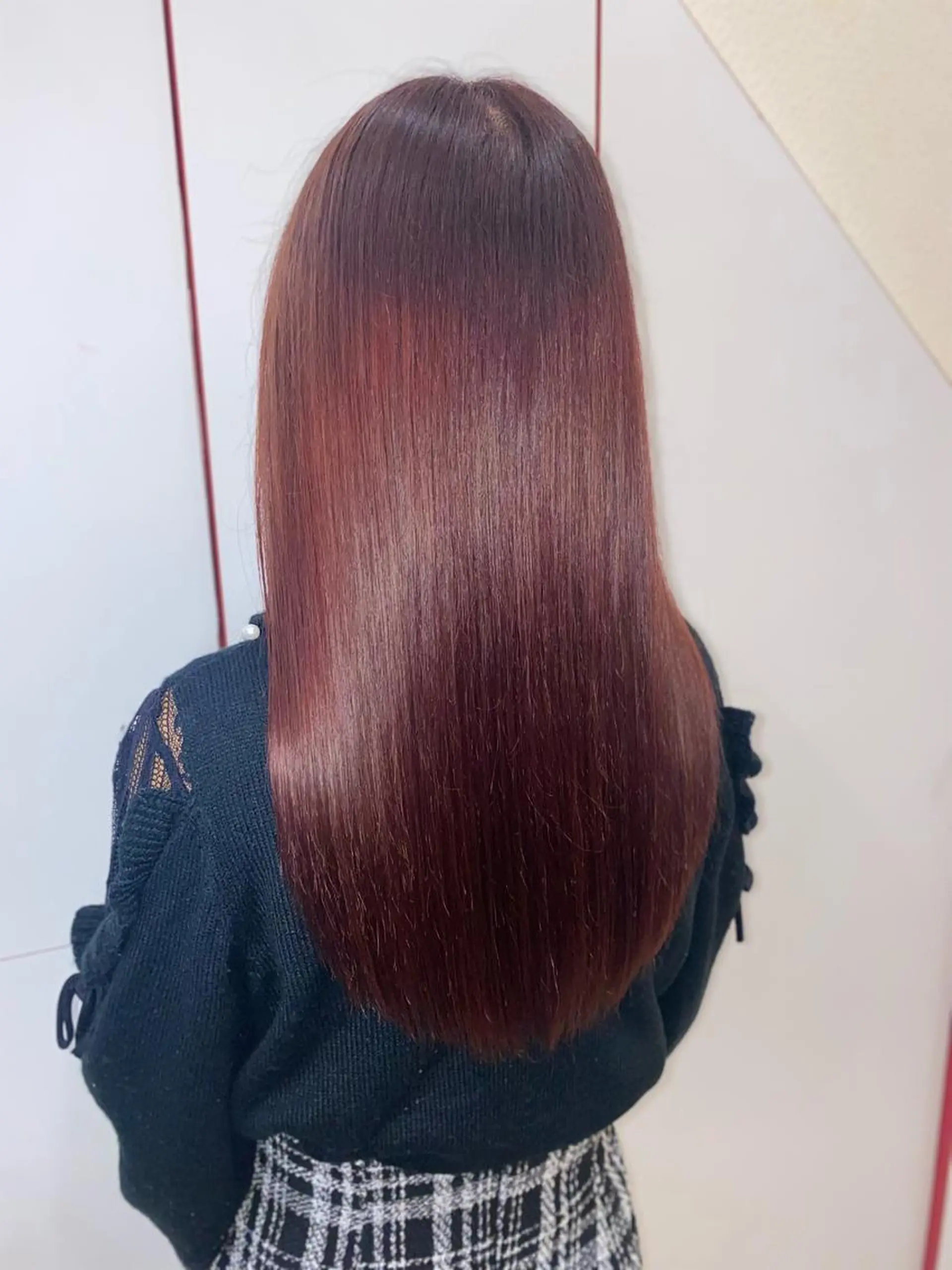 ロング ピンクブラウン ヘアカラー ゆぴ☾‪/推しカラー /ハイトーンのヘアスタイル