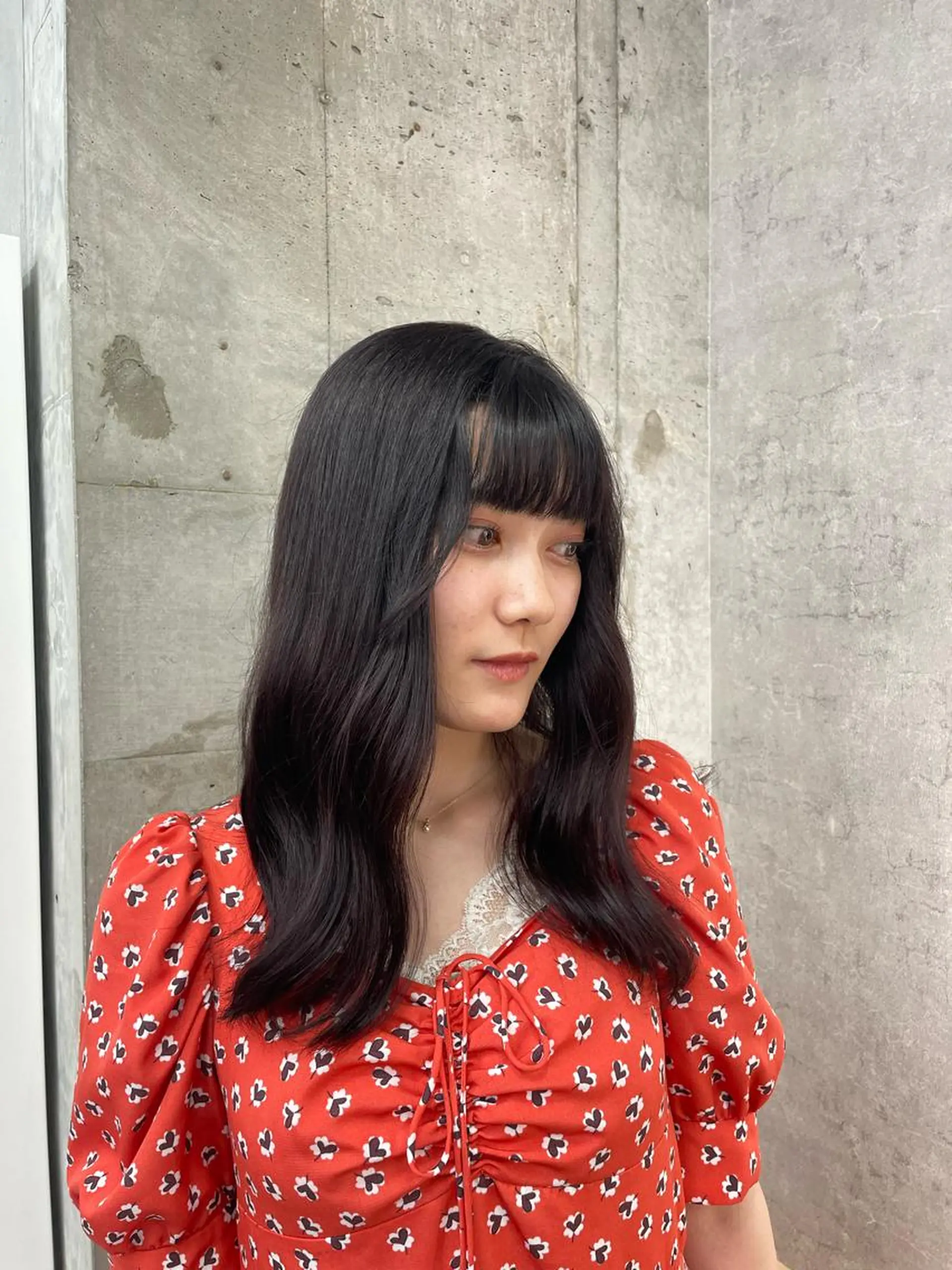 セミロング カラー トリートメント ブリーチ/ベージュ 💕/momoaのヘアスタイル