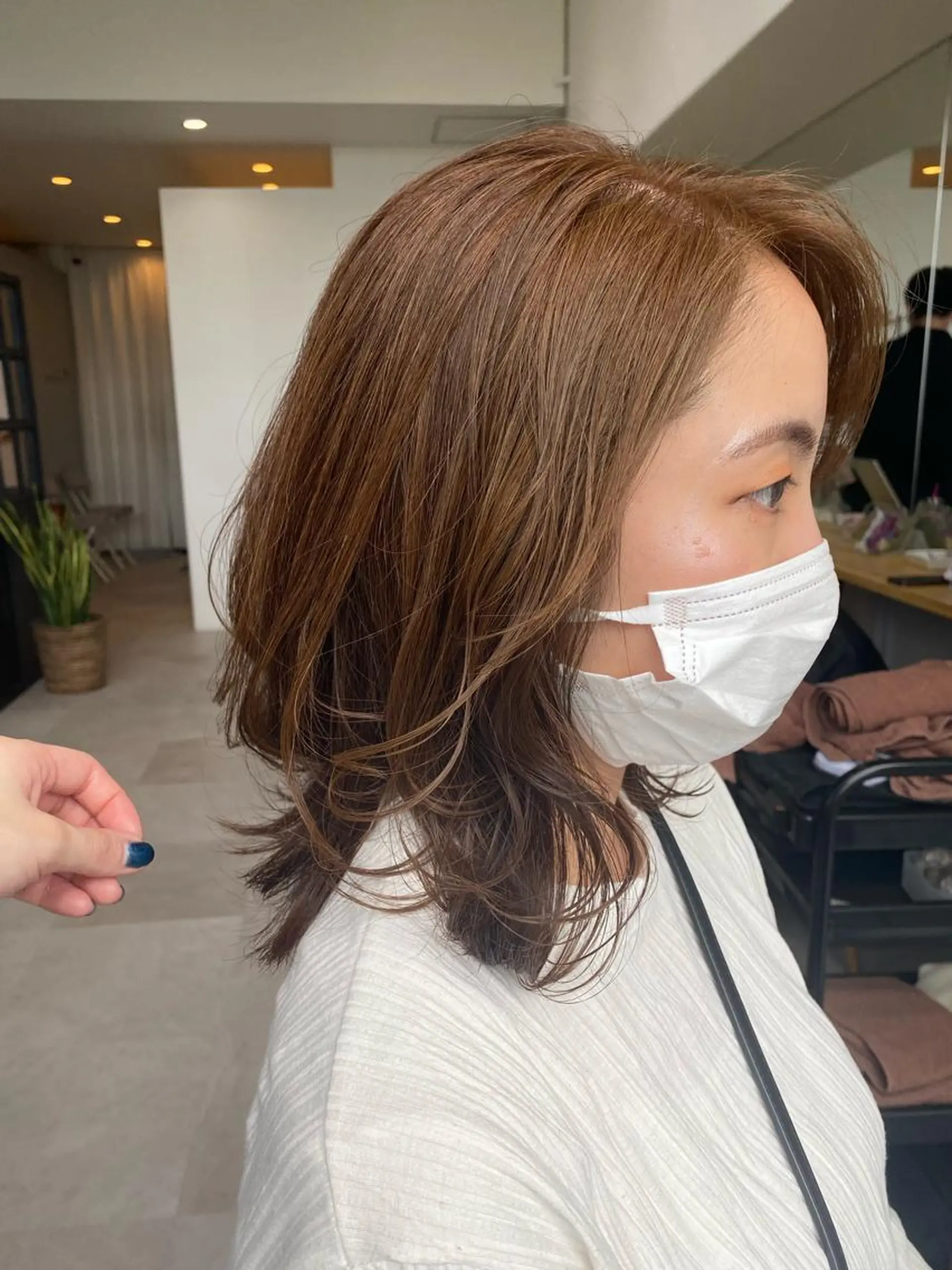 ミディアム ヘアカラー トリートメント Dxxxx III所属・女性目線の大人 メンズ*Ayakaのヘアスタイル