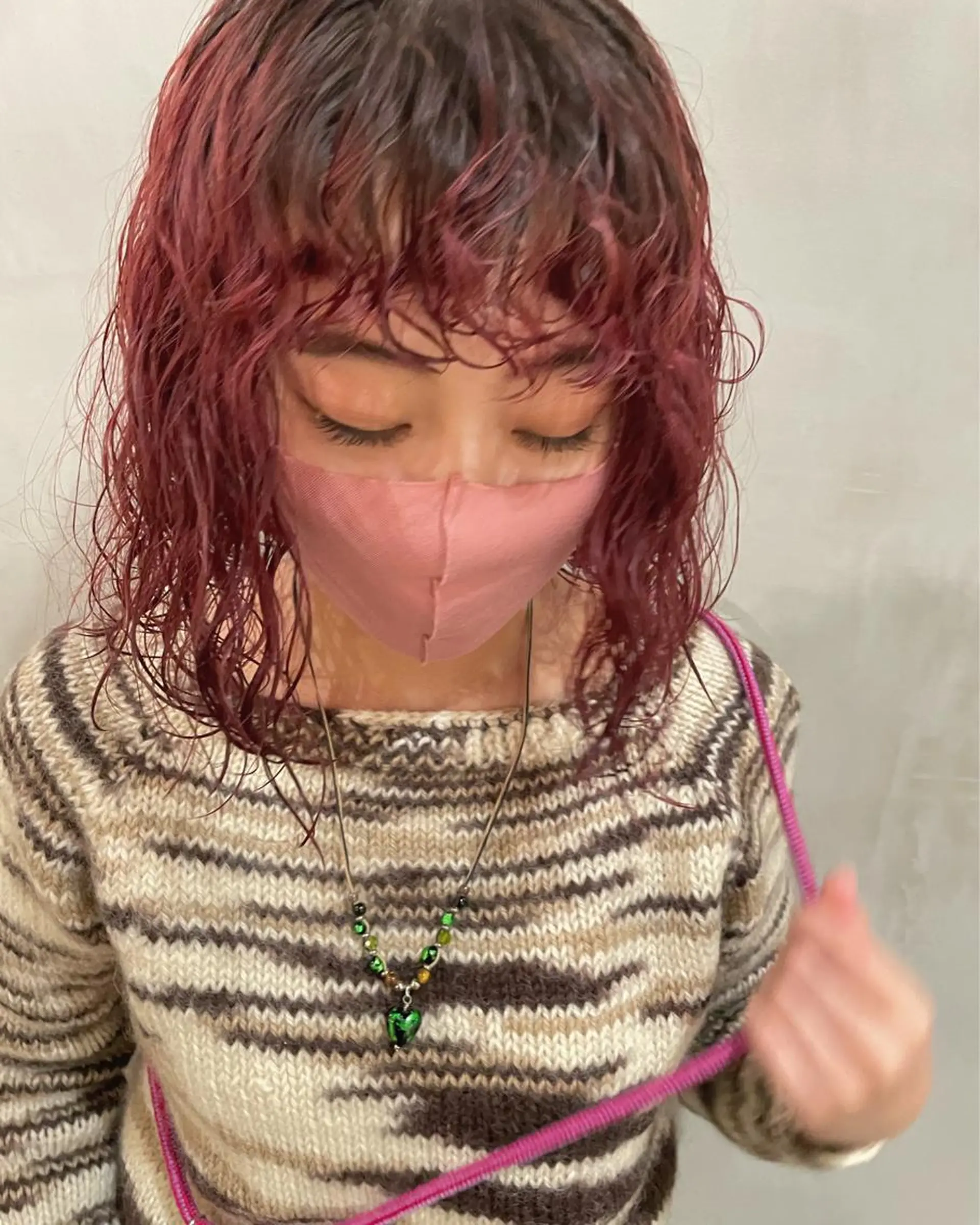 ミディアム カラー パーマ ミディアムパーマ カット パーマ トリートメント 優作 〜圧倒的信頼〜のヘアスタイル