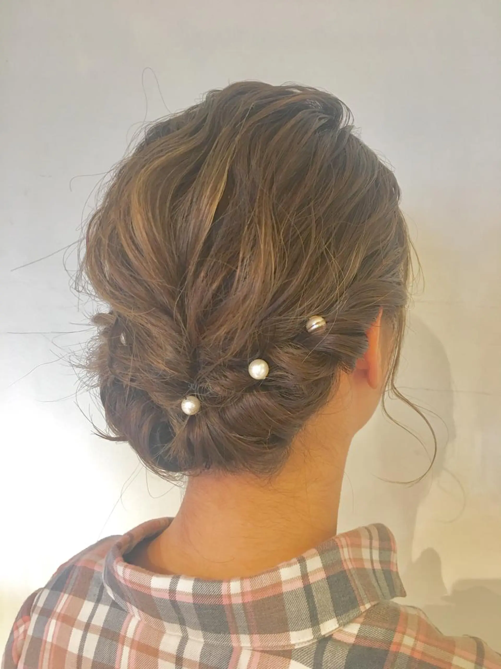 ミディアム ヘアアレンジ さかい なつみのヘアスタイル