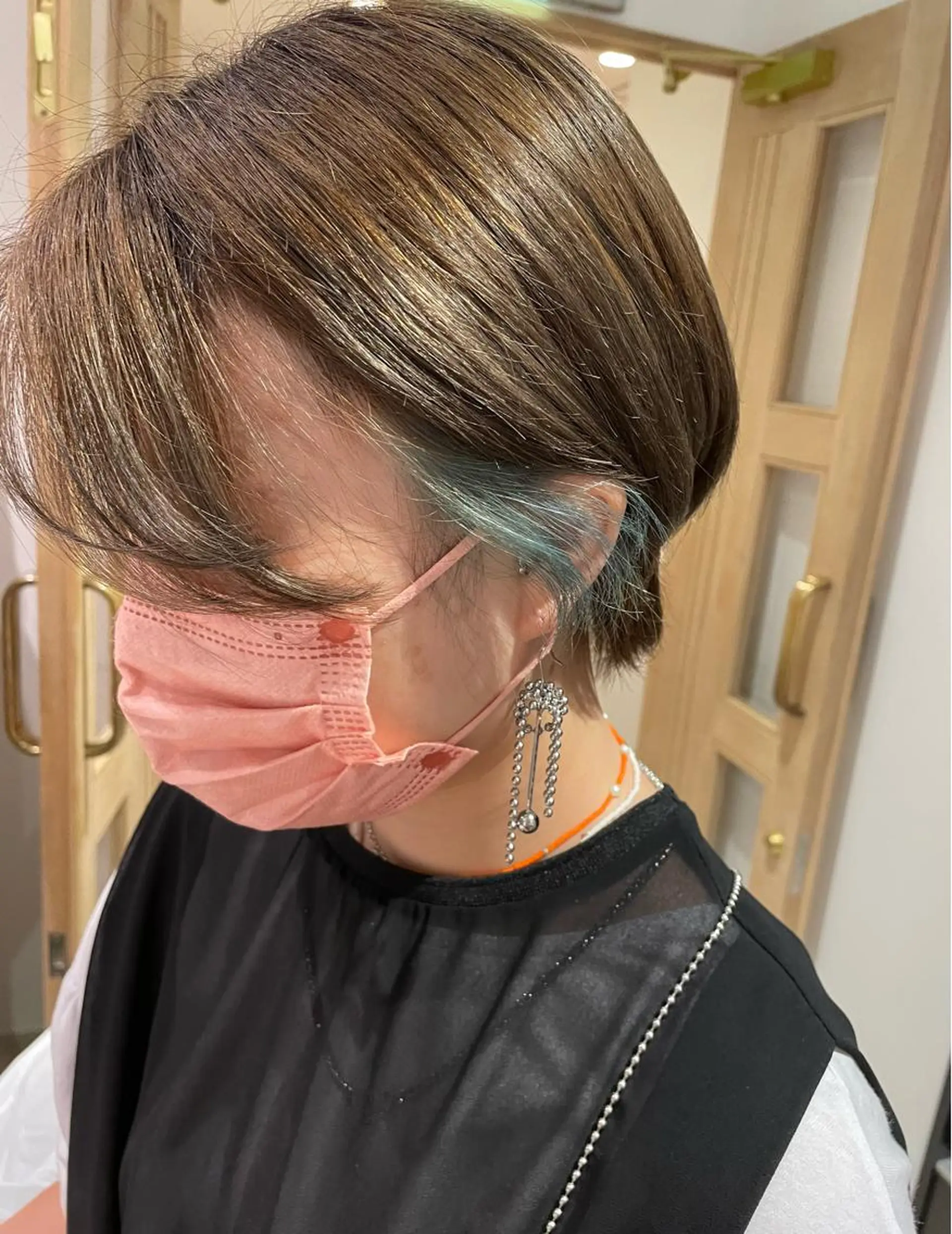 ショート カラー newi梅田🫧韓国 ヘア🫧sakiのヘアスタイル