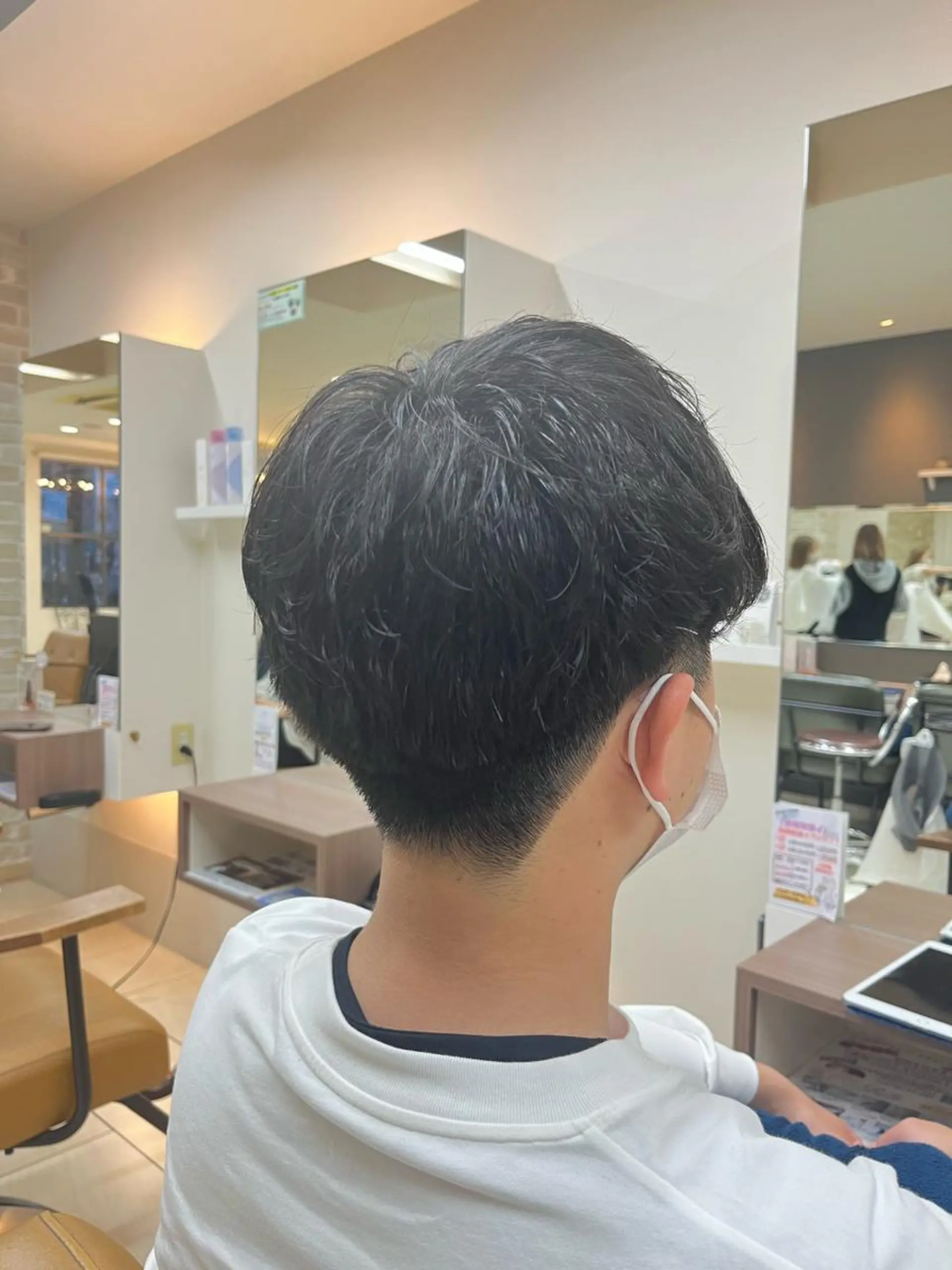メンズ カット パーマ 福本 光のヘアスタイル