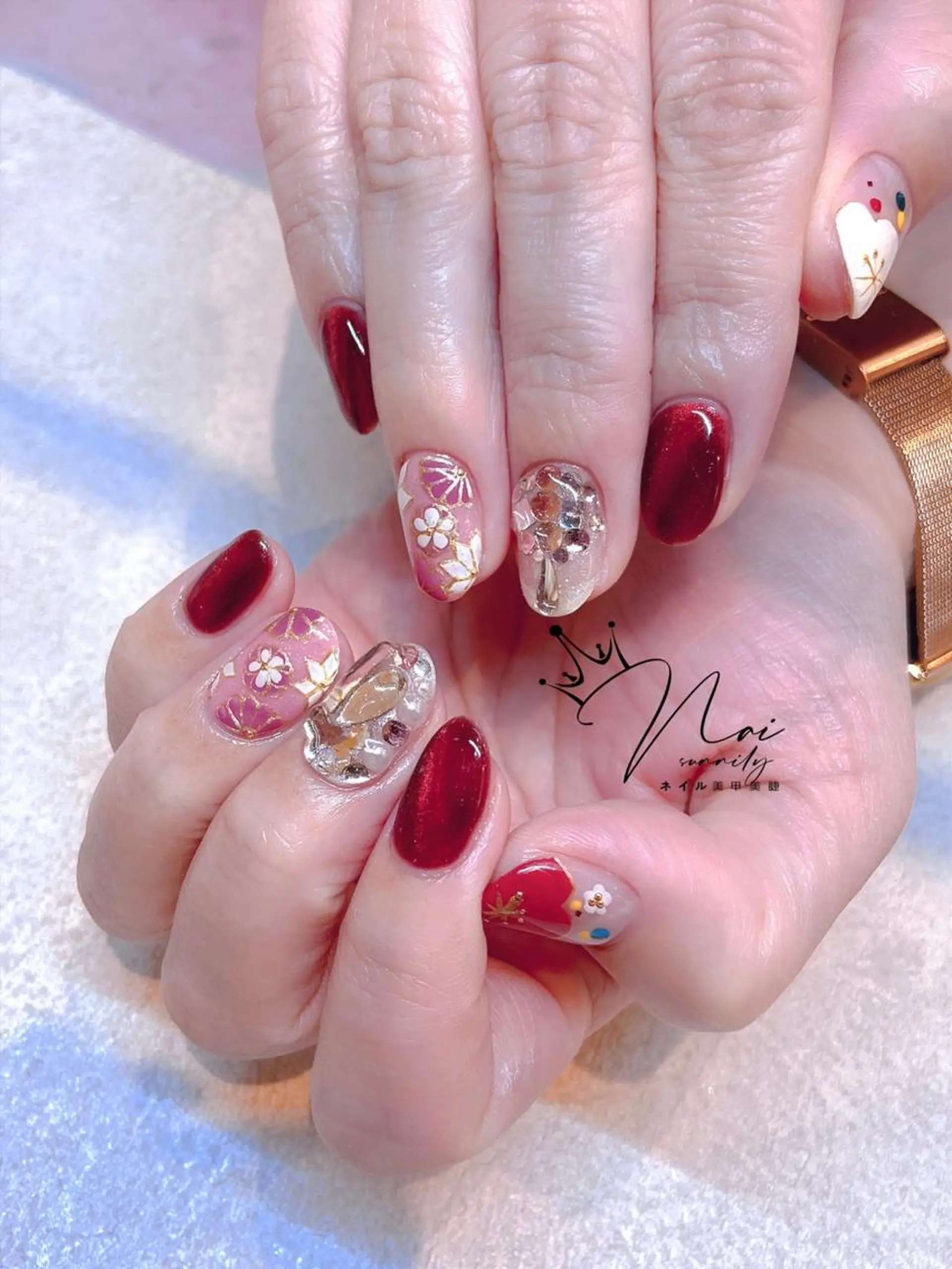 ネイル 長さだし専門店 M2　rikaのネイルデザイン