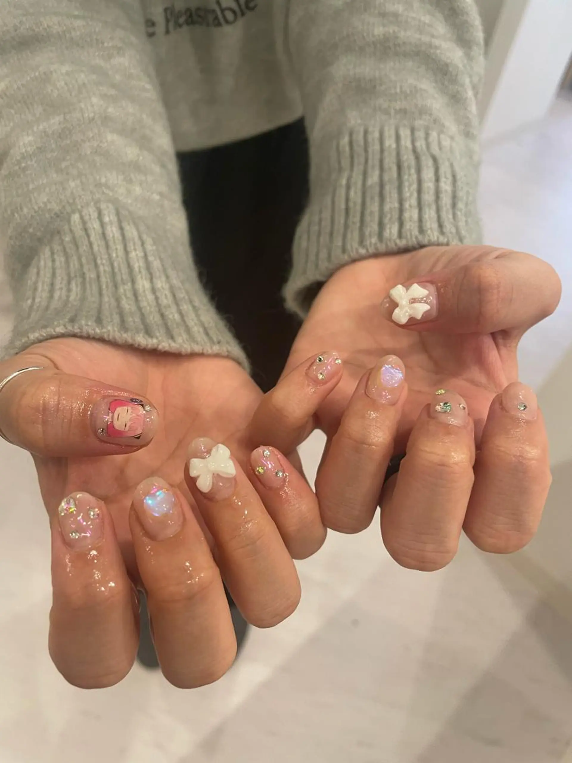 ネイル 束感まつ毛/ネイル/ LED♥KIRARAのマツエク・マツパデザイン