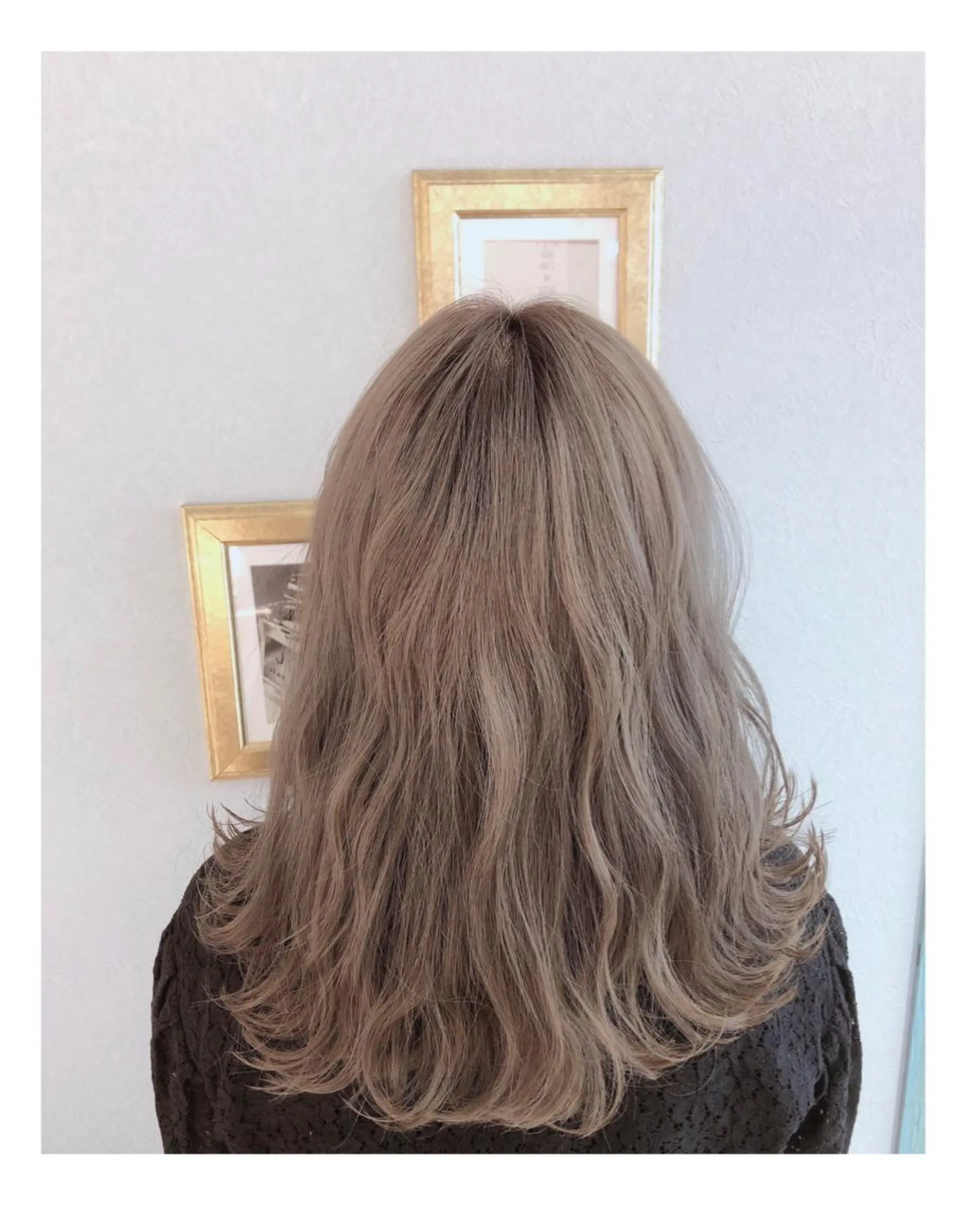 ミディアム カット ヘアカラー トリートメント 代表山口ひな 髪質改善のプロのヘアスタイル