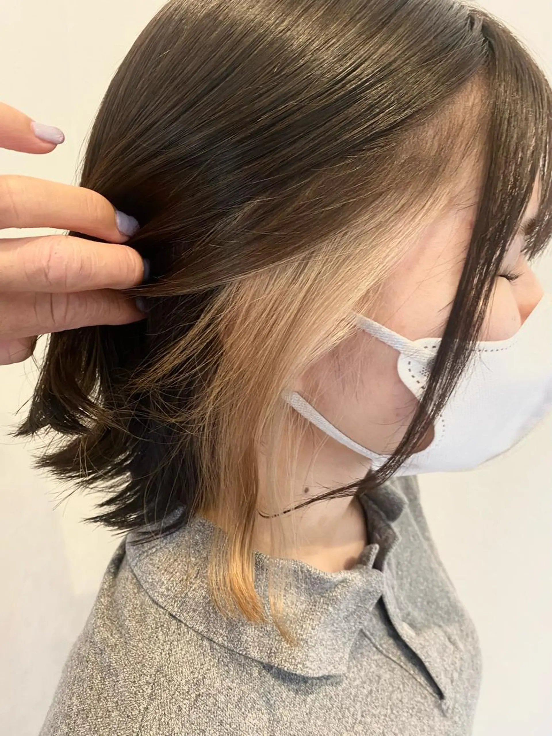 ミディアム カット トリートメント 美容室Limb所属・髪質改善/縮毛/小林 水葵のヘアスタイル