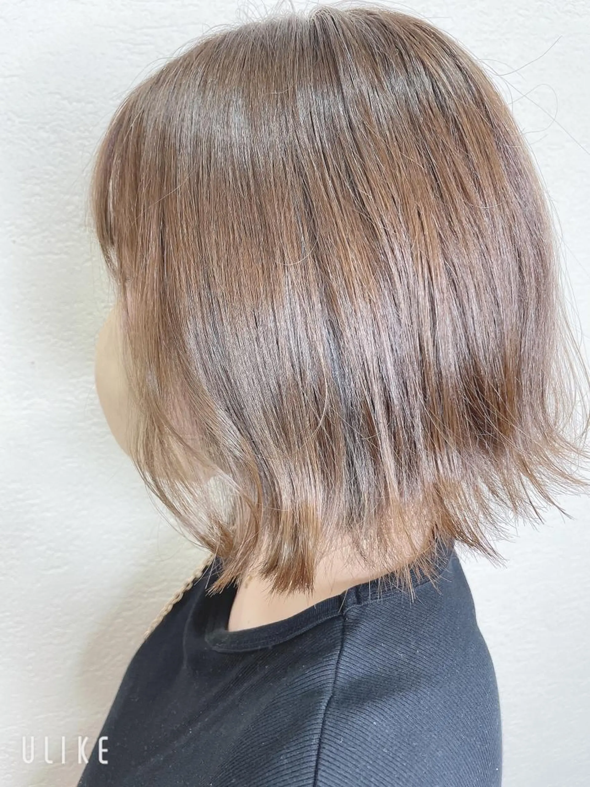 セミロング カラー アッシュ アッシュグレー アッシュグレージュ グレージュ ヘアカラー ❣️モードケイズ塚口 和田一将のヘアスタイル