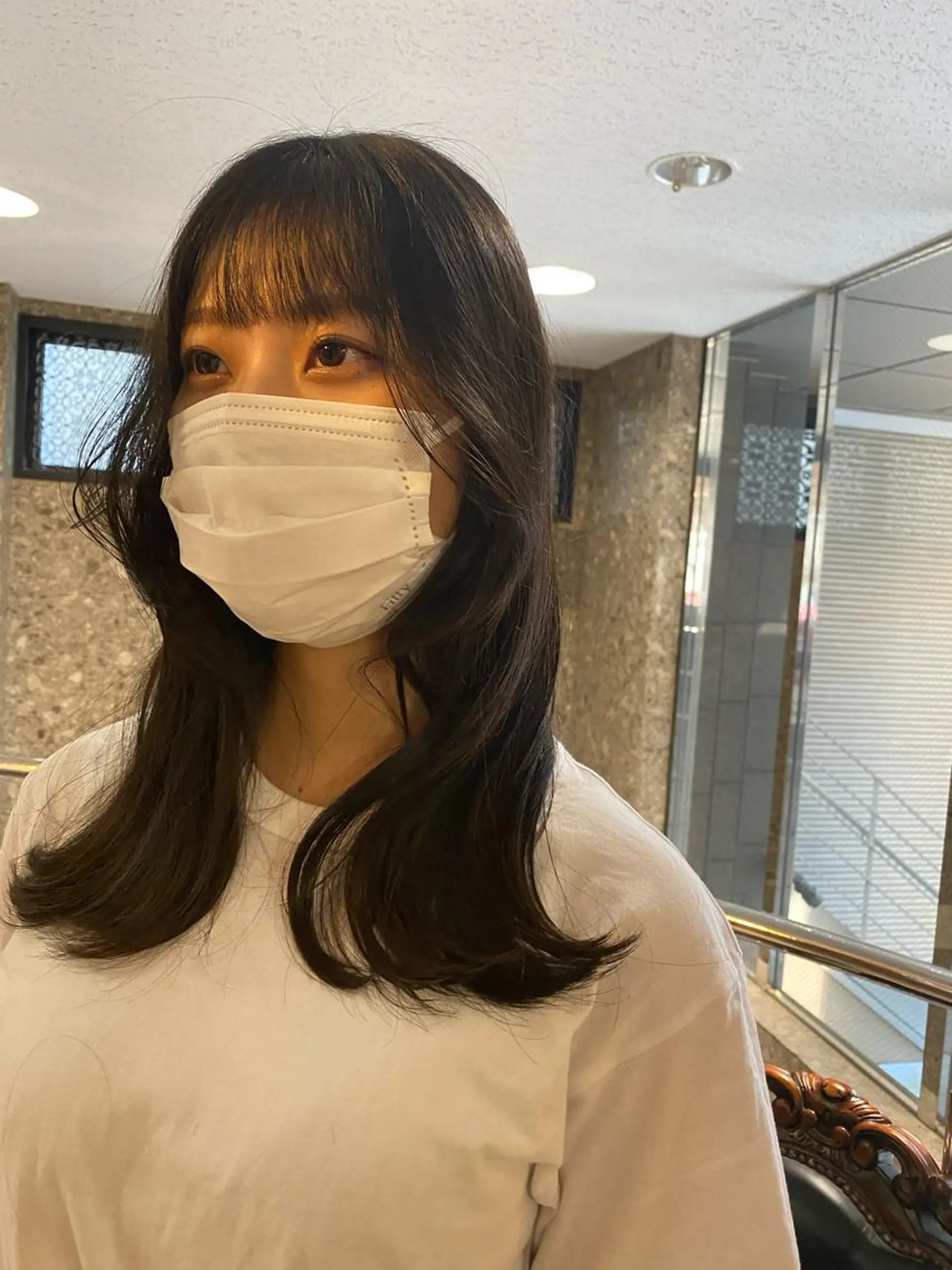 ロング くびれヘア 小顔カット Pia hair Design Yakuin所属・Pia ツボイ ケイタのヘアスタイル