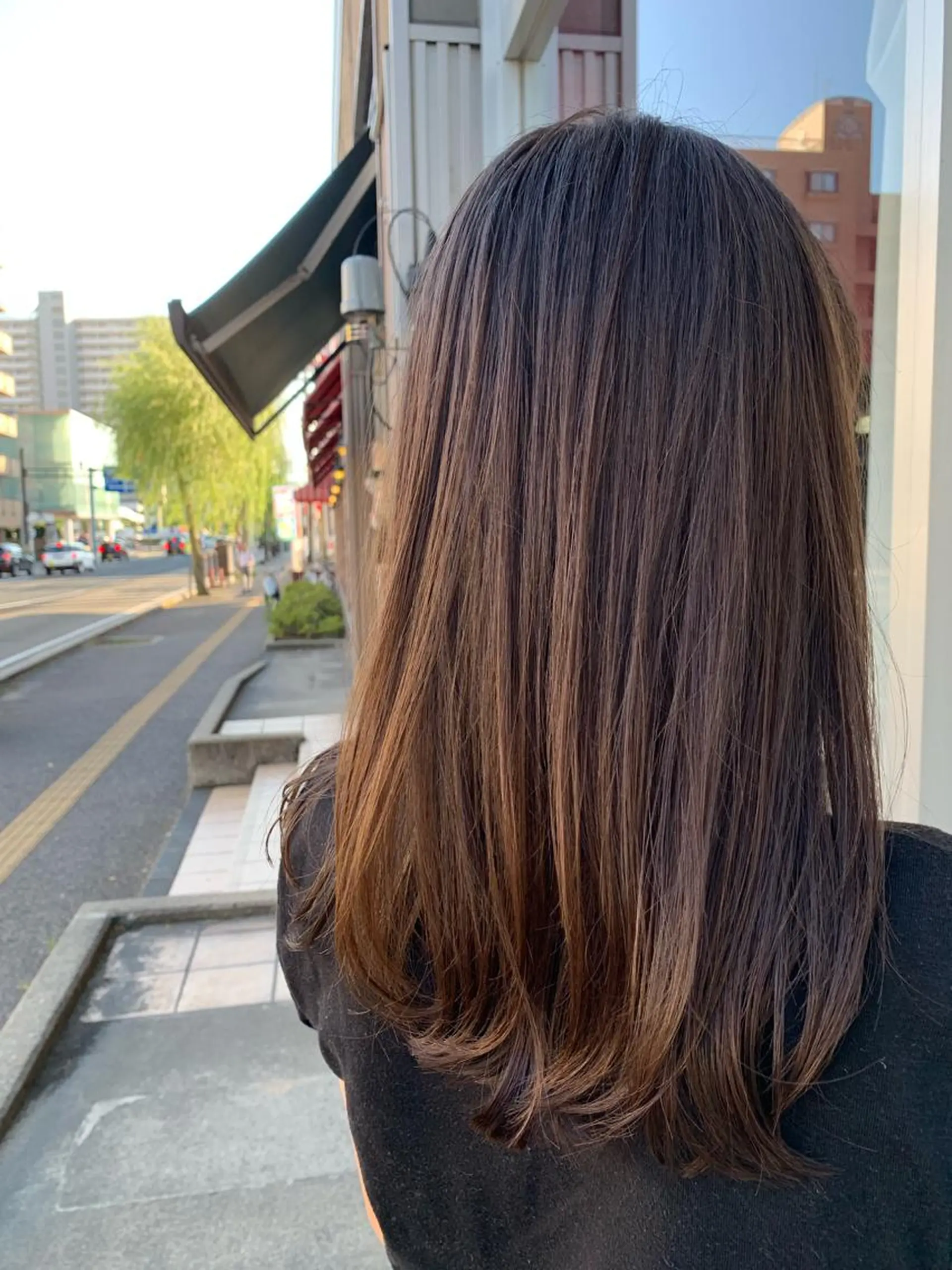 ロング ヘアカラー トリートメント マトリカリア所属・相田 優子のヘアスタイル