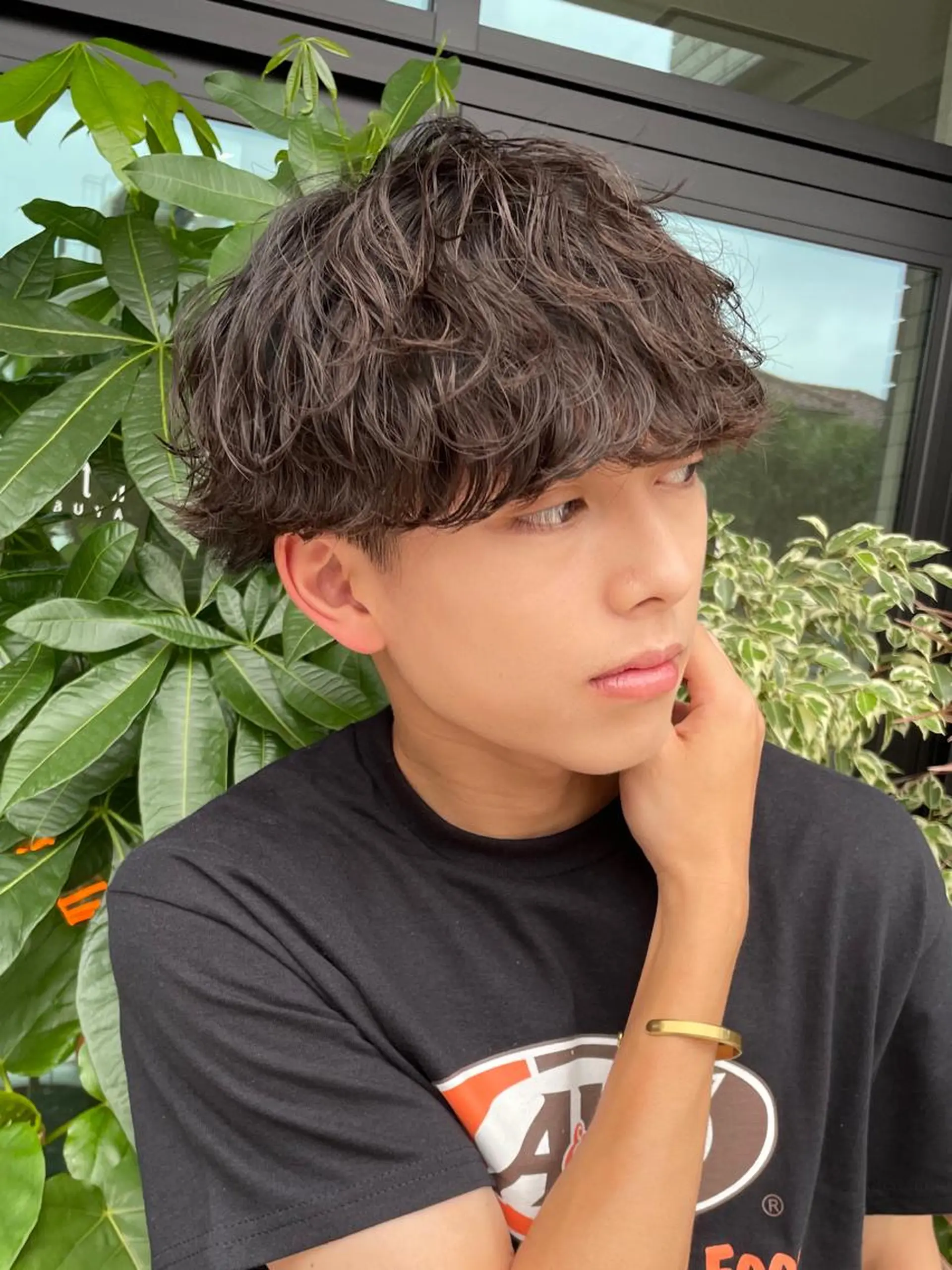 メンズ メンズパーマ 波巻きパーマ fifth リュウセイのヘアスタイル