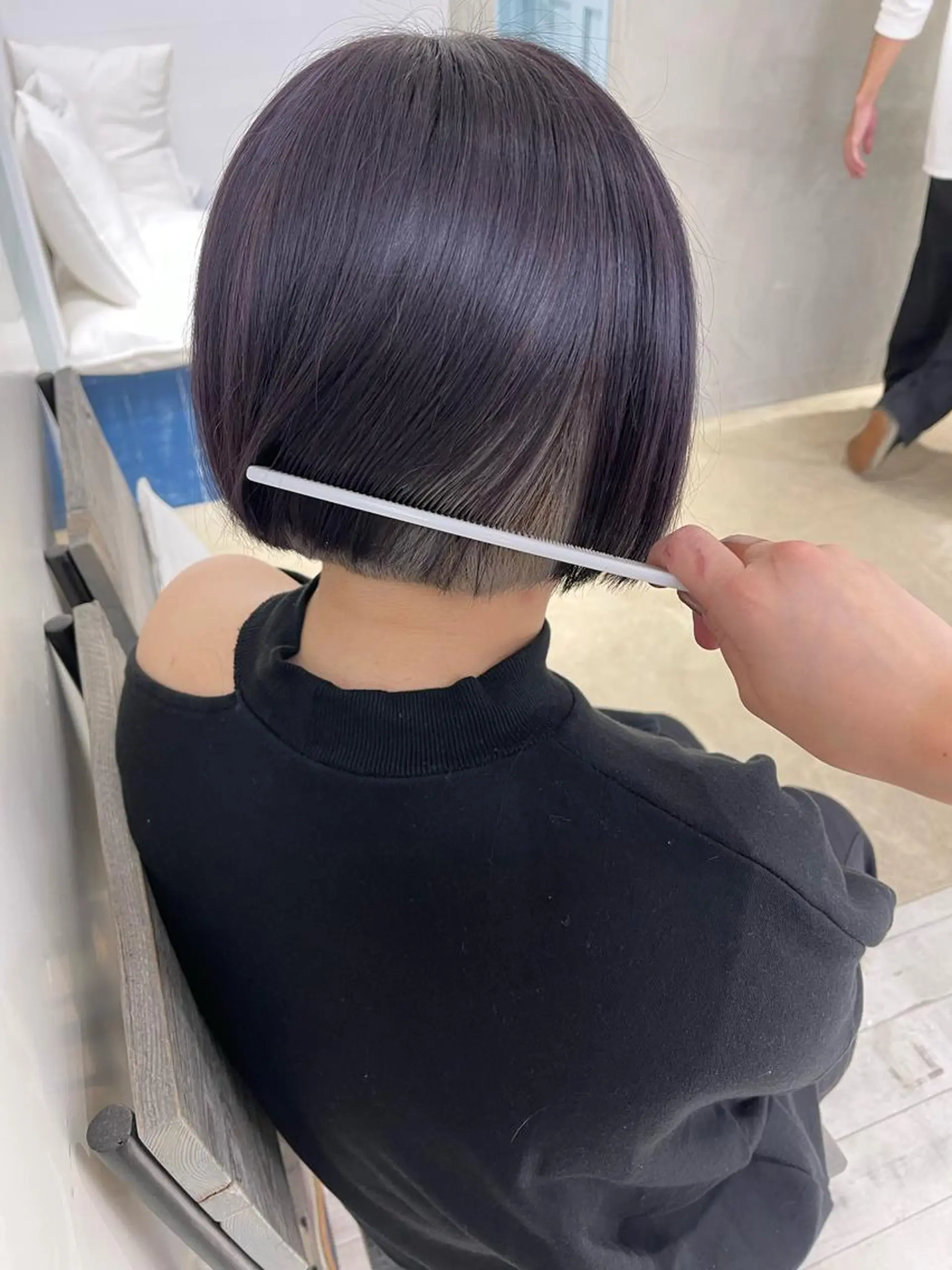 ショート カラー インナーカラー ボブ ボブ・韓国ヘア特化 美容師💕織茂ひかりのヘアスタイル