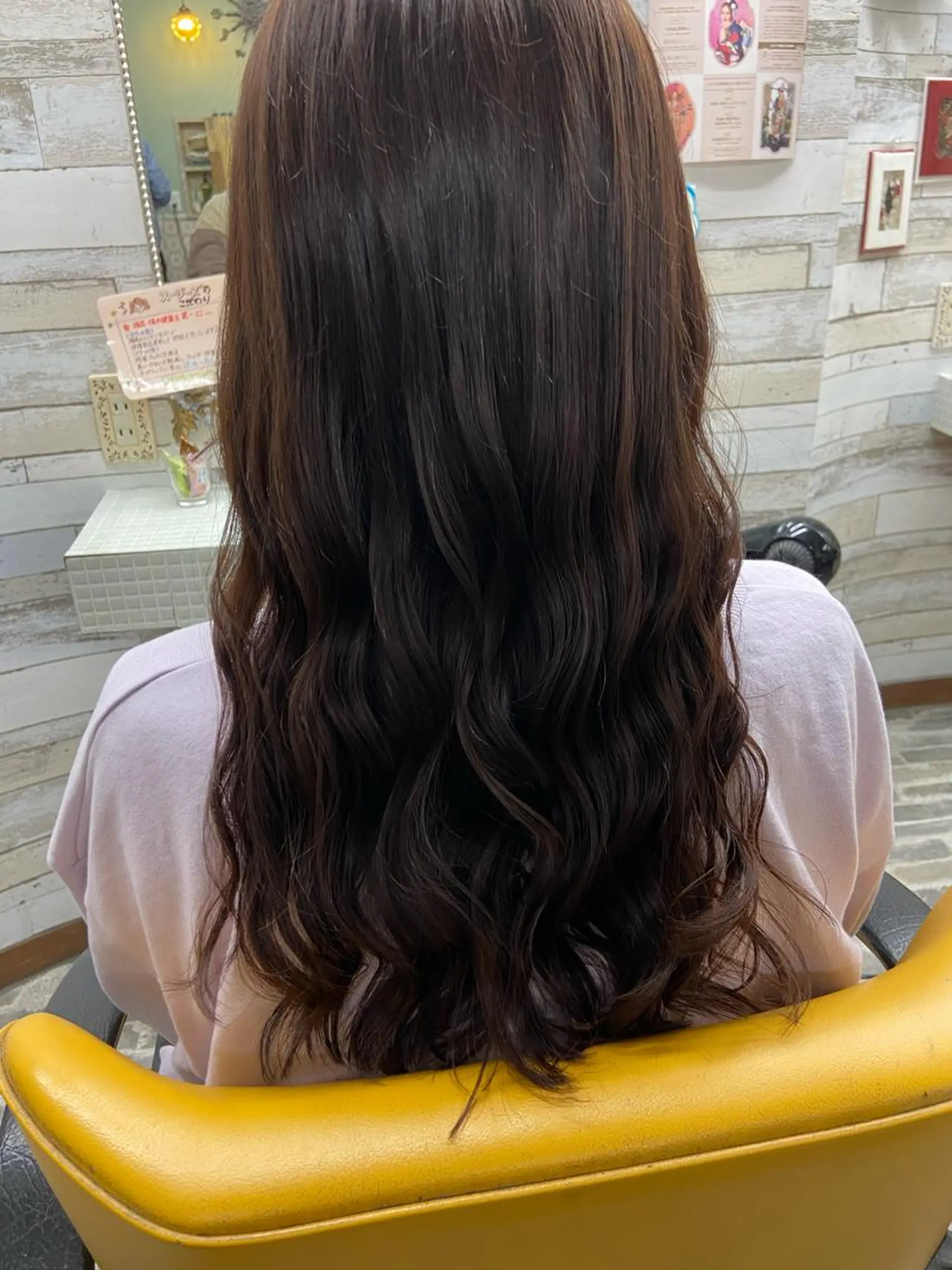 ロング カラー ブラウンカラー ピンクカラー ピンクブラウン カット ヘアカラー トリートメント 美容室スージーズ所属・大坪 拓斗のヘアスタイル