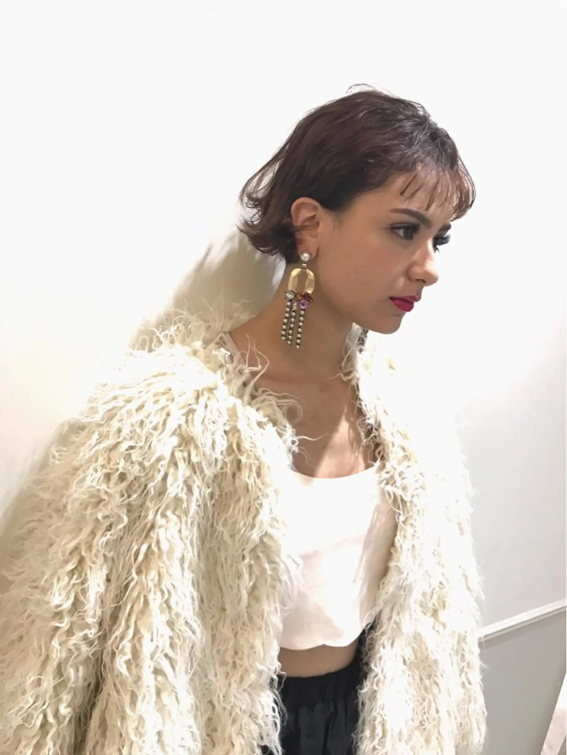 ショート カラー ヤマナカ エリカのヘアスタイル