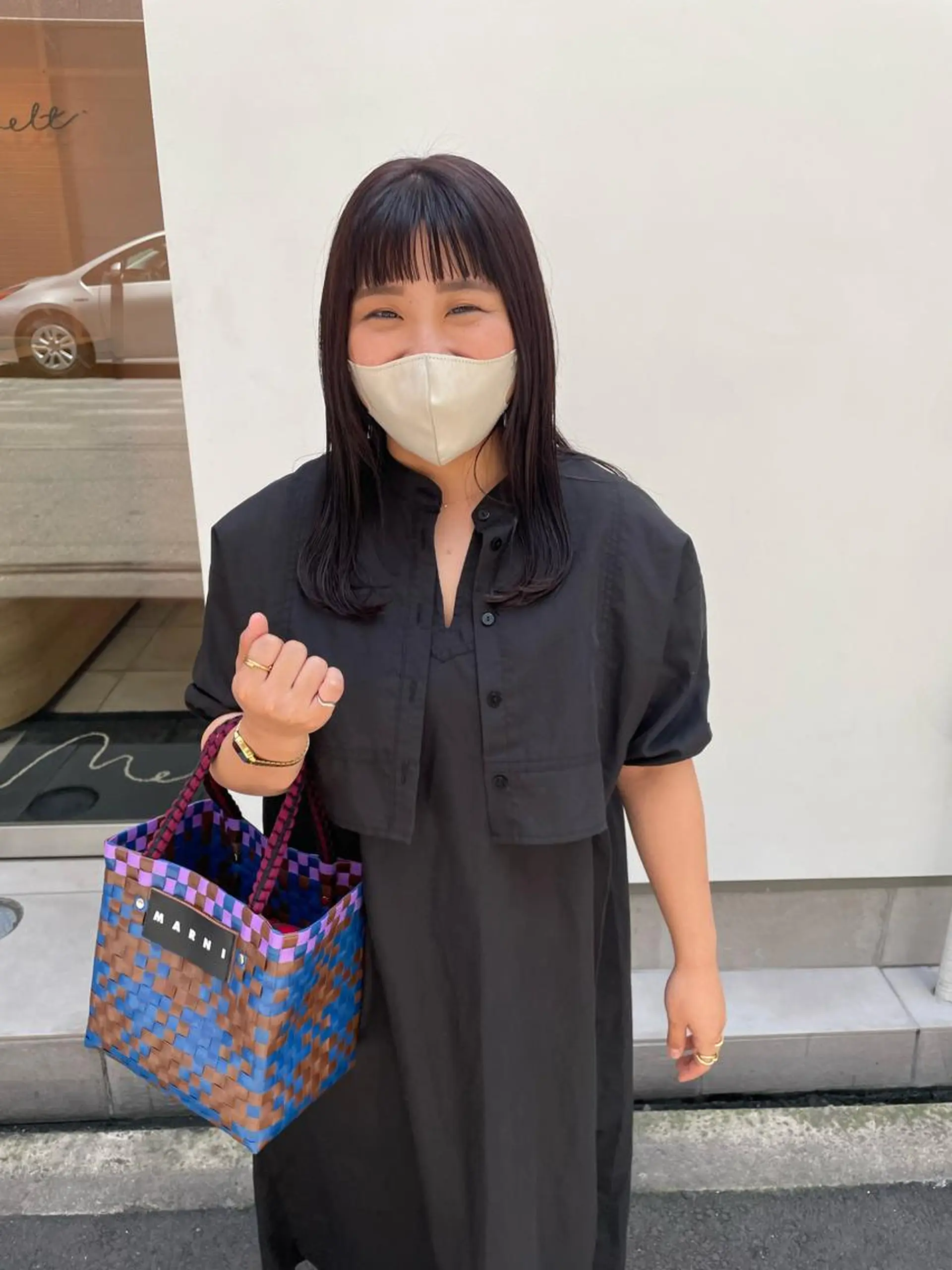 ロング カット トリートメント 上平 綾菜のヘアスタイル