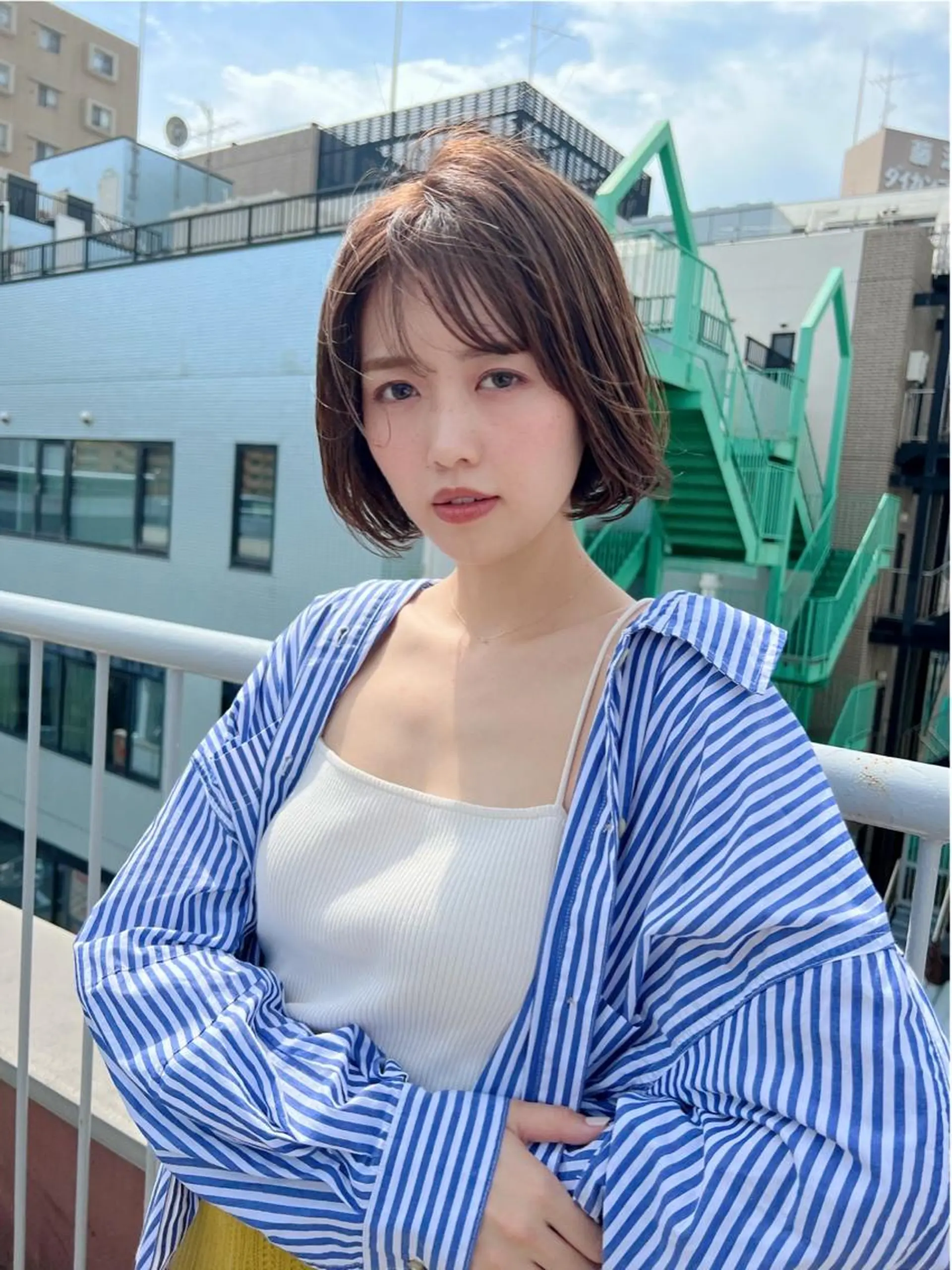 ショート カラー ヘアカラー トリートメント L.E.M泉中央店長 小野寺優斗のヘアスタイル