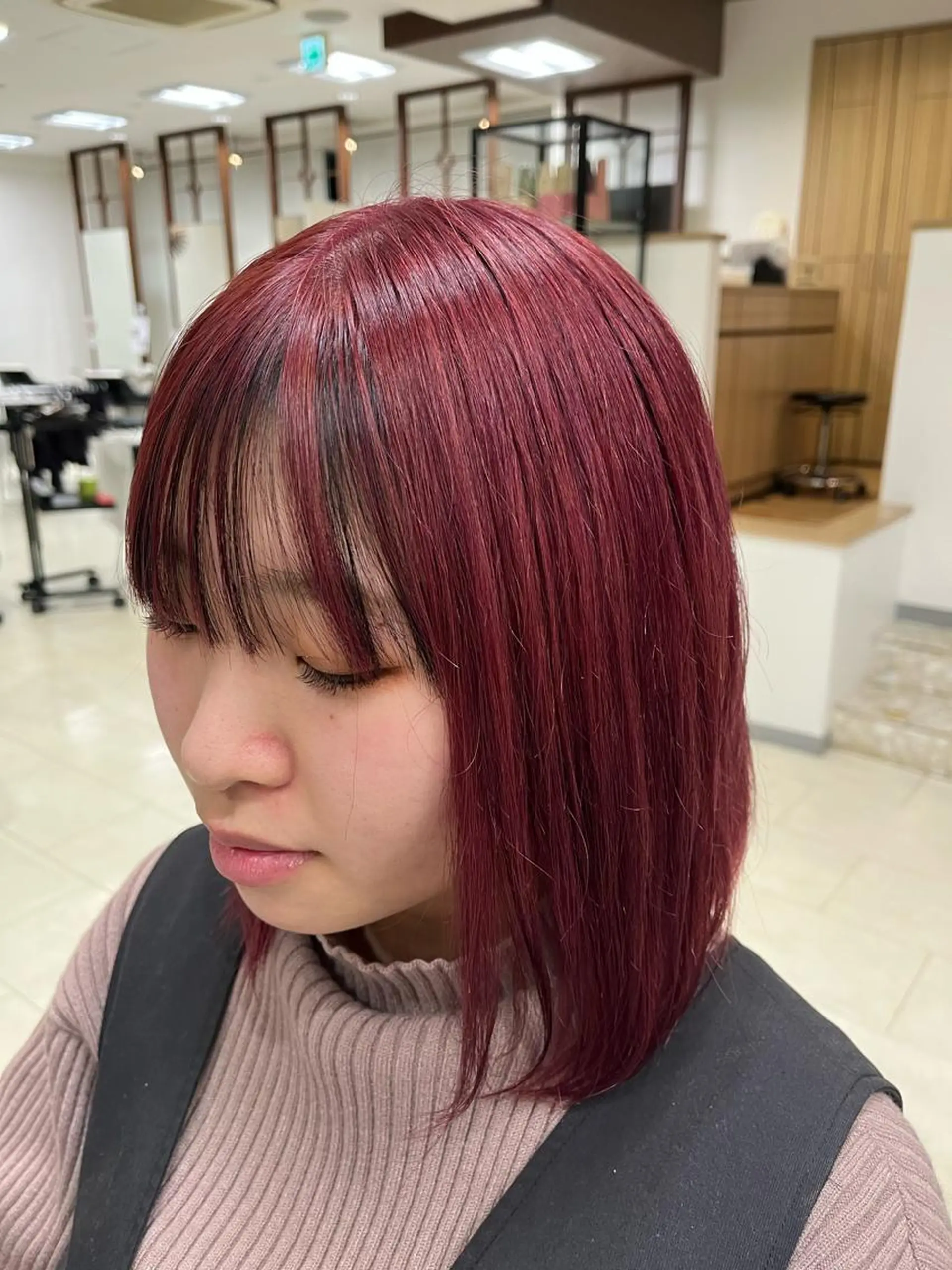 ミディアム stella 新長田所属・小段 颯のヘアスタイル