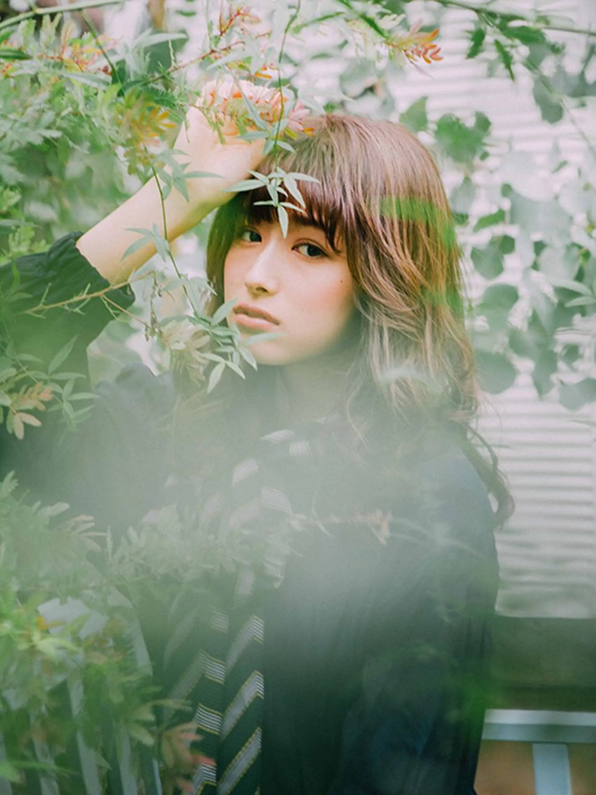 セミロング カラー セミロングパーマ レイヤーカット 福島 浩司のヘアスタイル