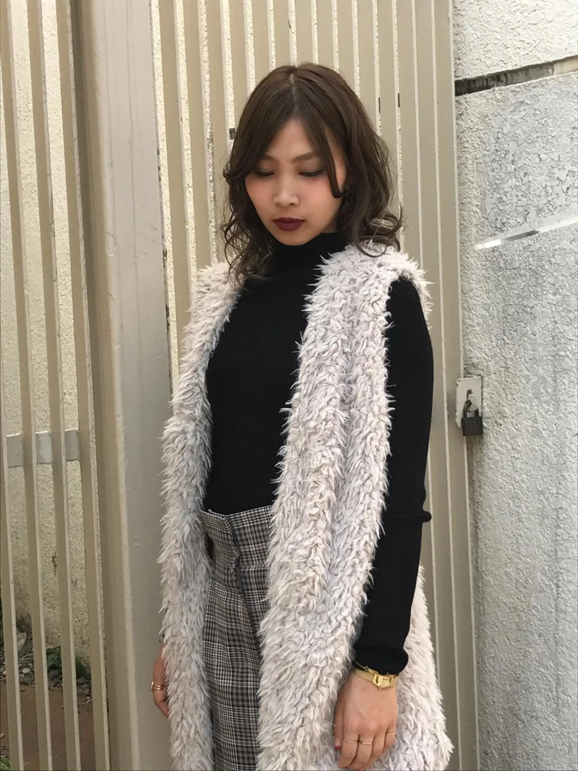 ミディアム カラー Rina Imaiのヘアスタイル