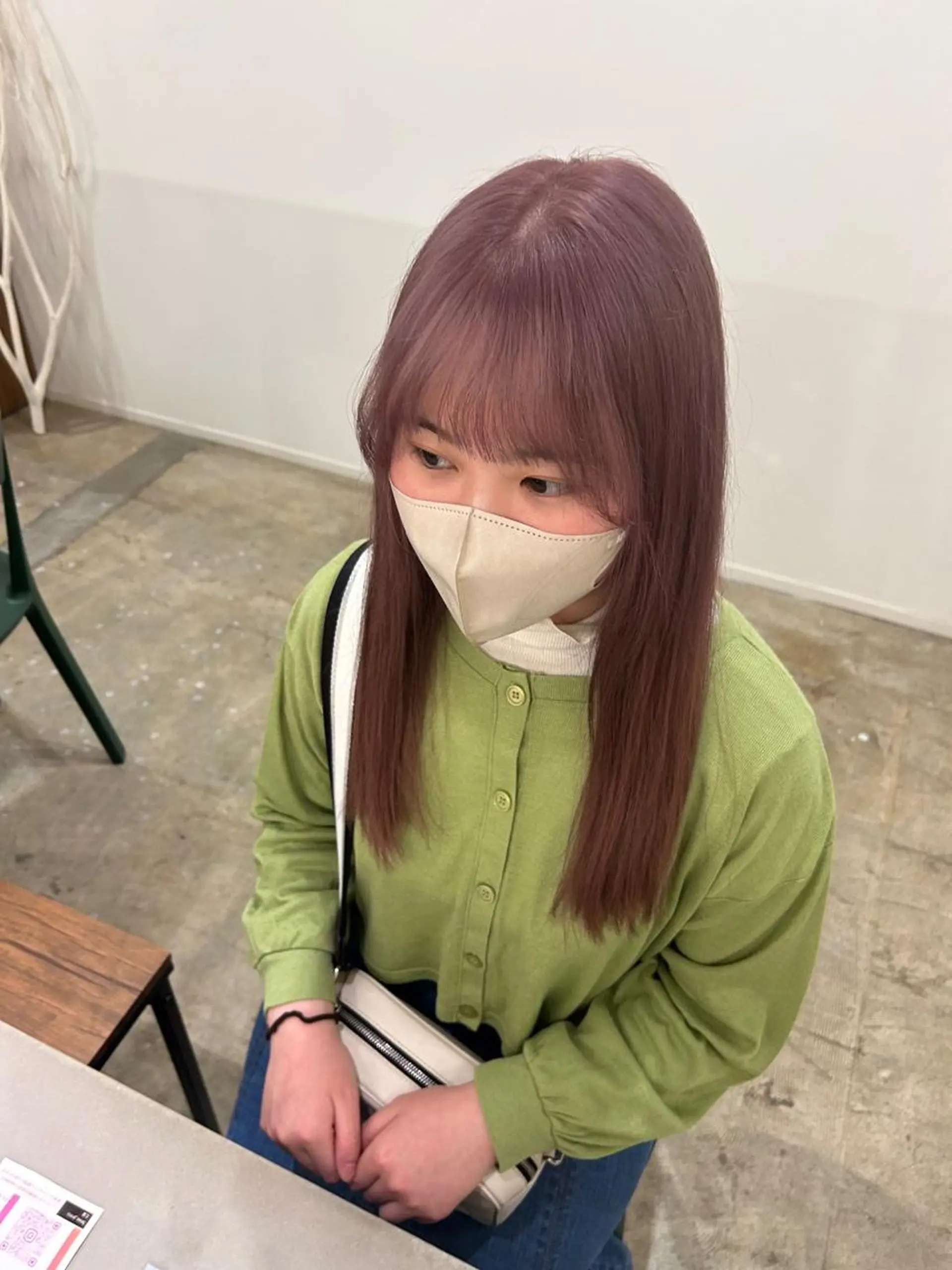 ロング 築地 なずなのヘアスタイル