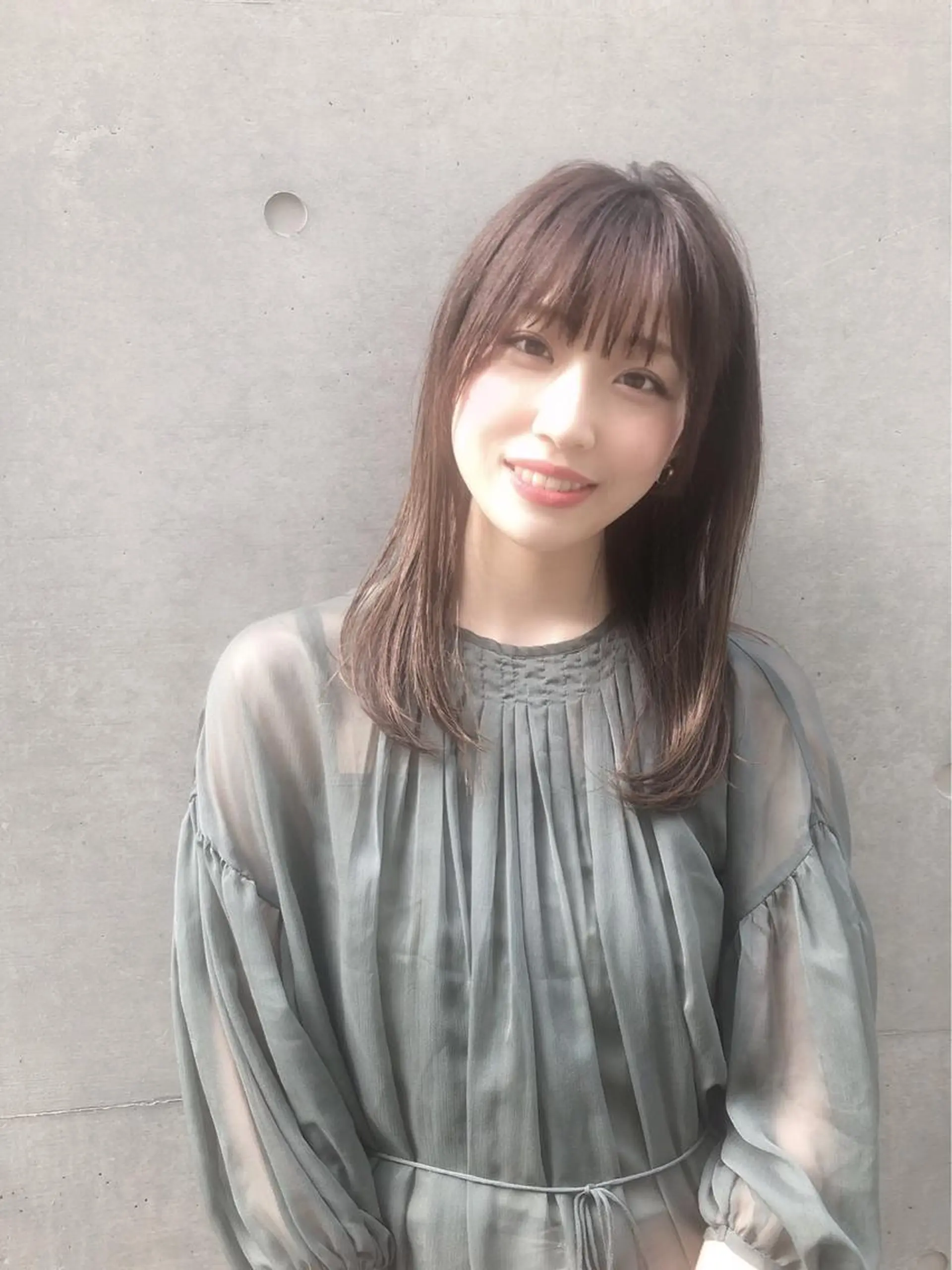 セミロング カラー 透明感カラー ゆうだいのヘアスタイル