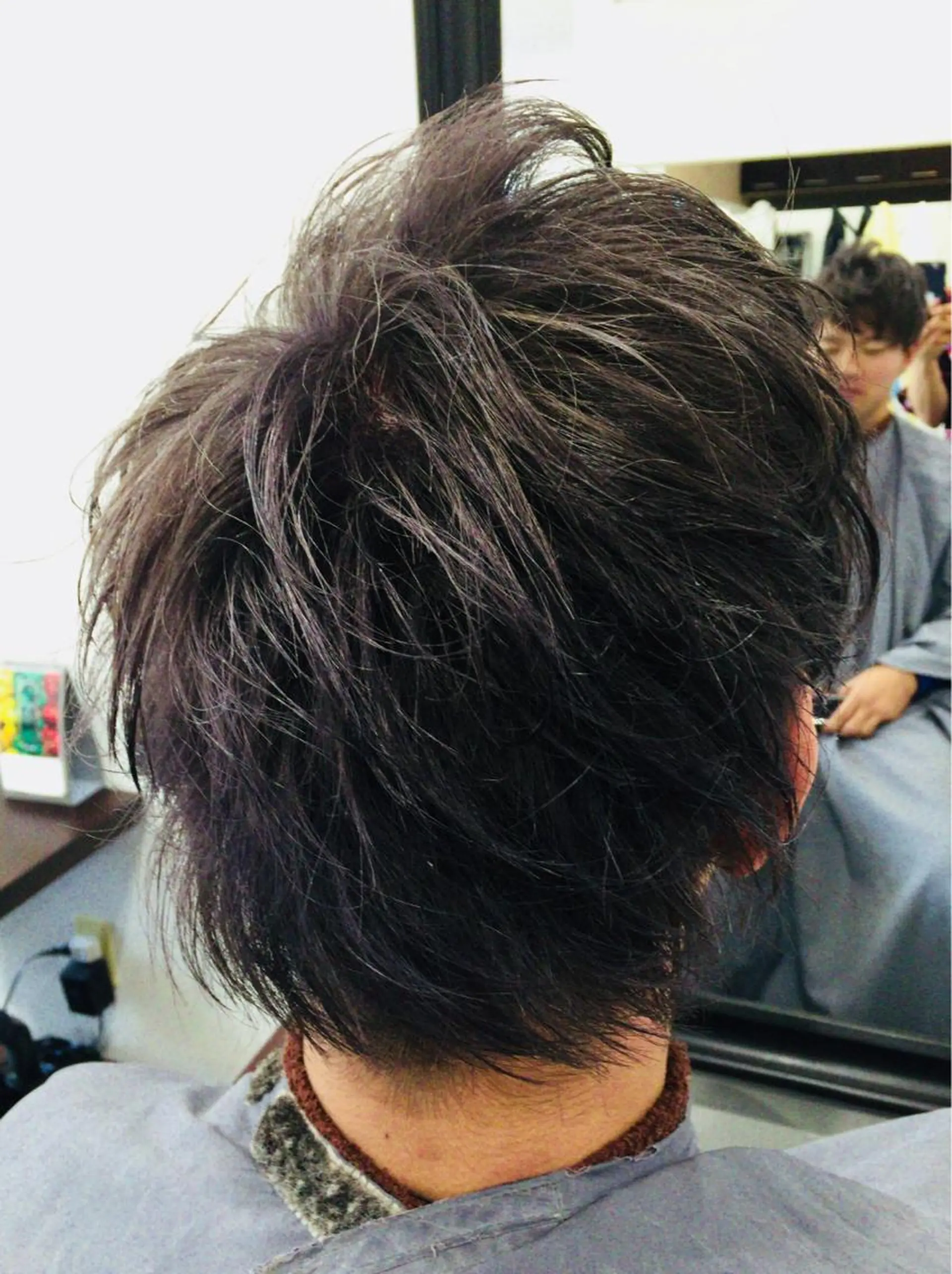 ショート カラー メンズ 阿久津 泰幸のヘアスタイル