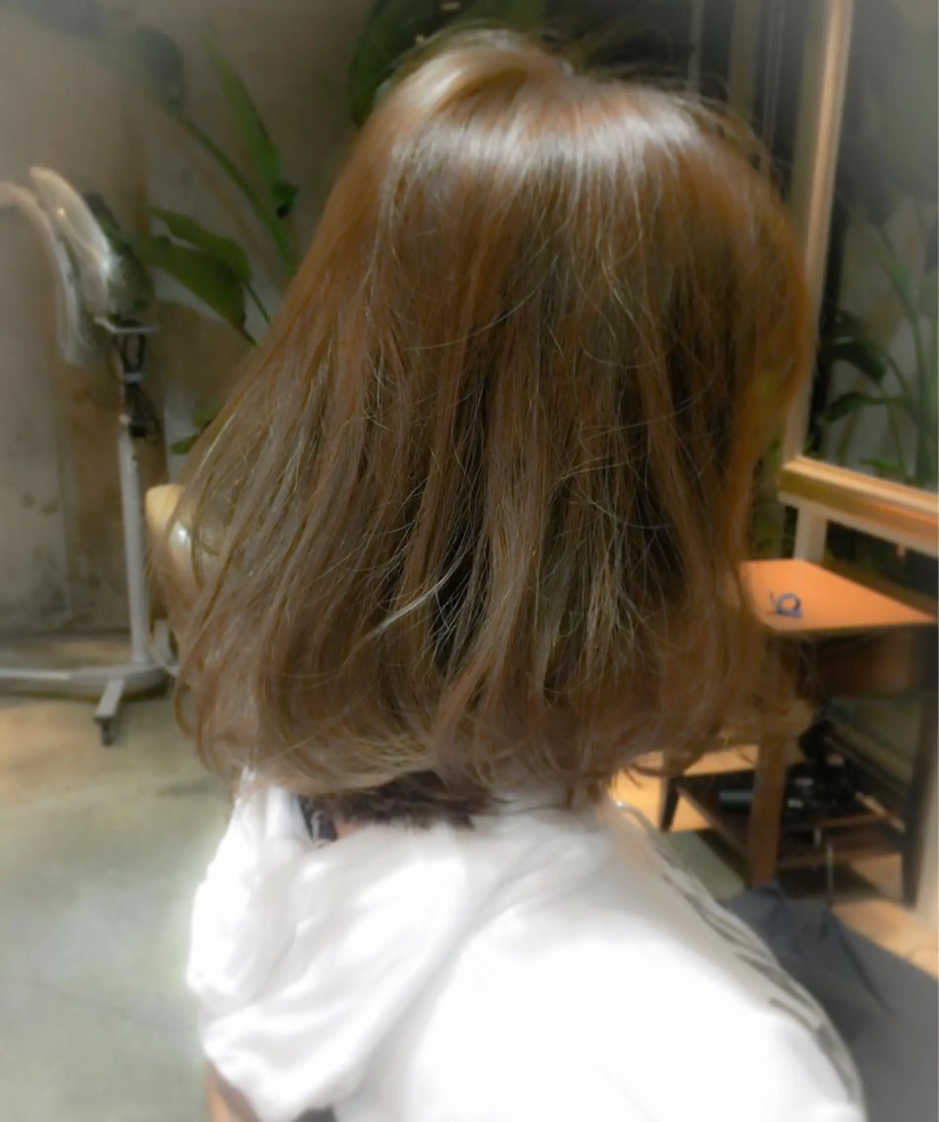 ショート カラー ベージュカラー 透明感カラー ハイライトカラー ボブ ハイライト 北條 優輝のヘアスタイル