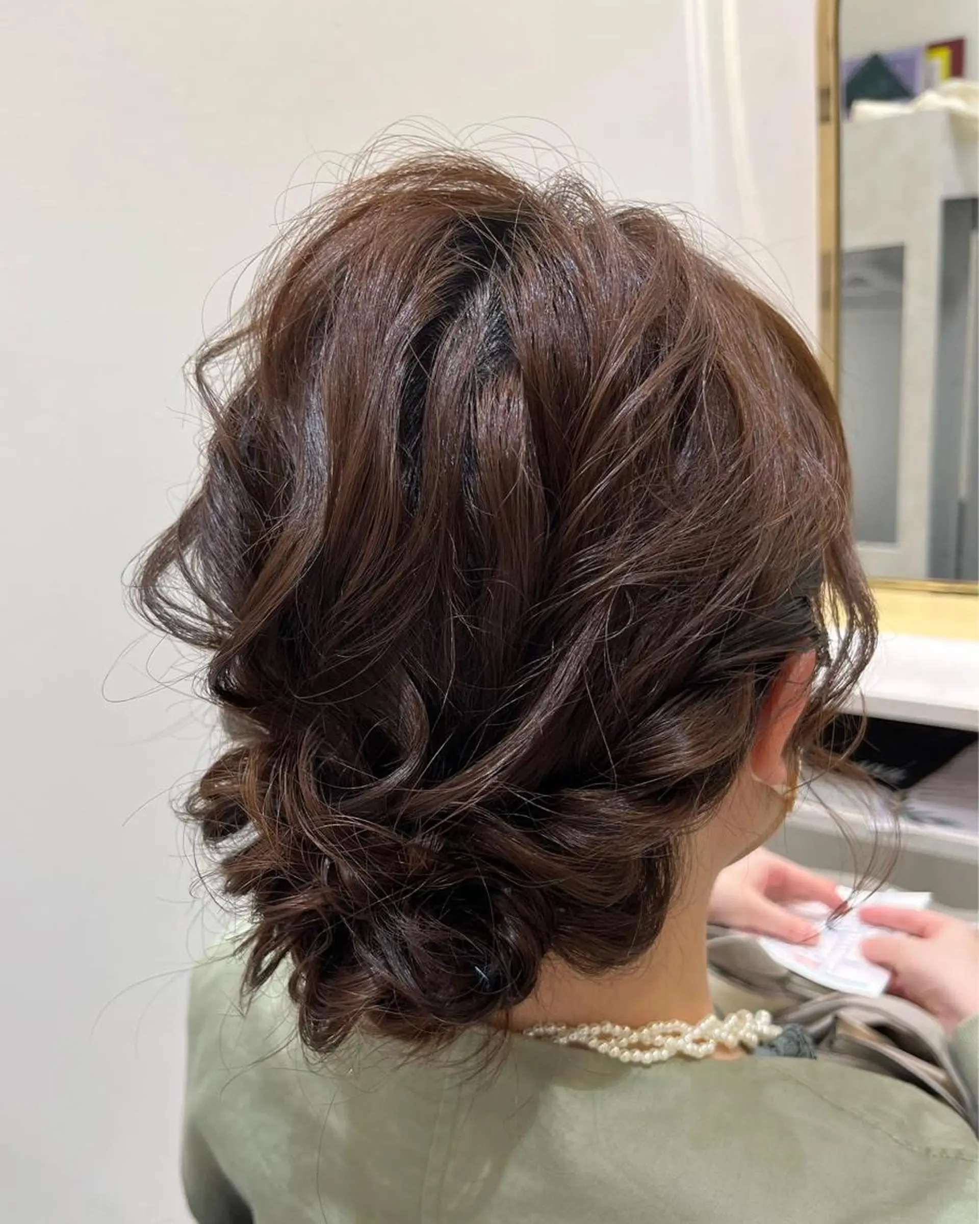 ミディアム ヘアアレンジ 京都着物レンタル　なごみの輪所属・京都着物レンタル なごみの輪のヘアスタイル