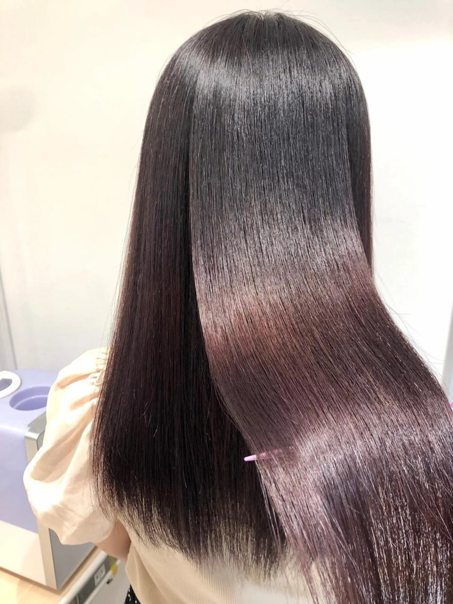 ロング 縮毛矯正、髪質改善／ 松田 龍之介のヘアスタイル