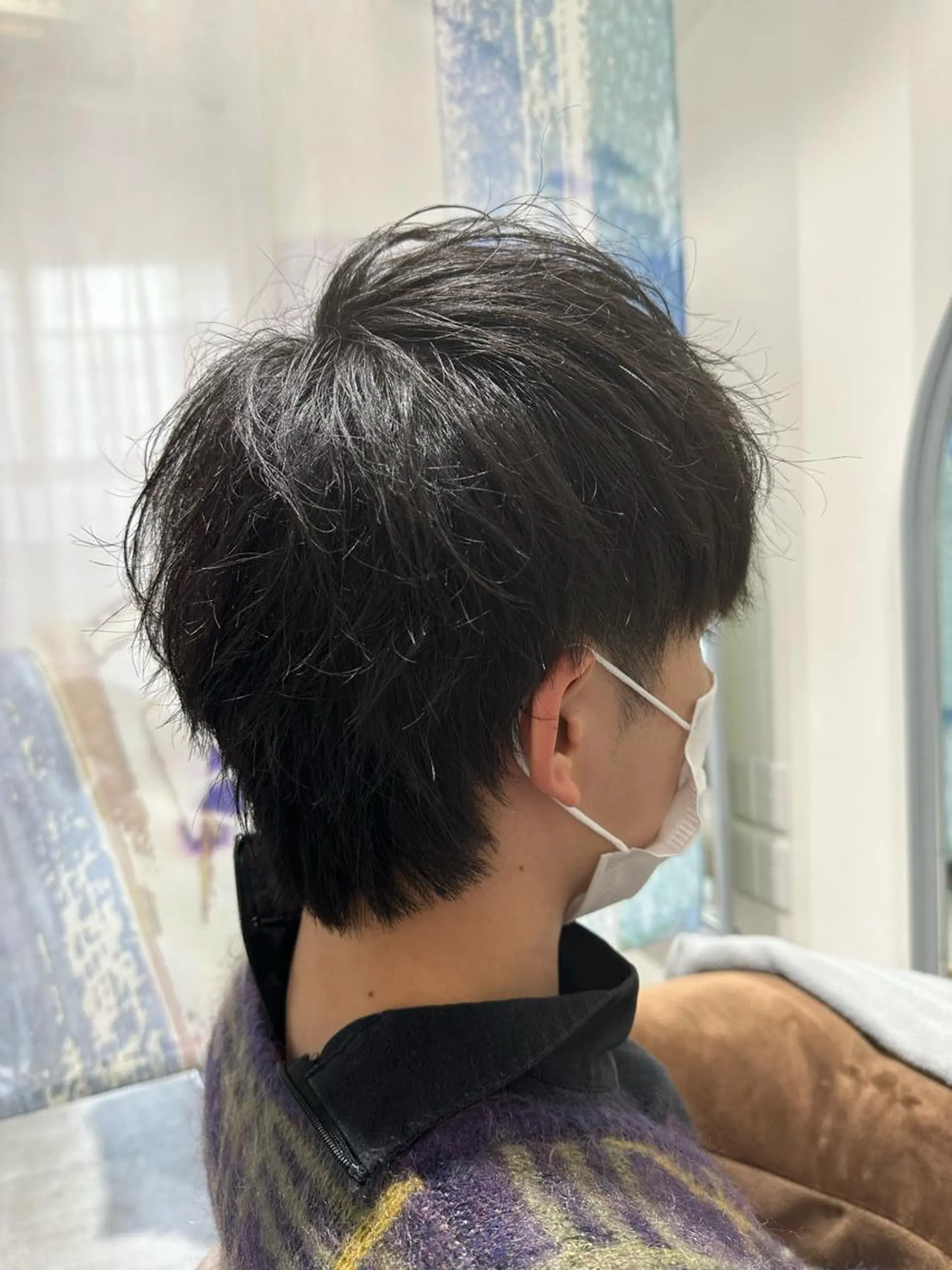 メンズ マッシュウルフ マッシュ メンズパーマ メンズウルフカット ウルフカット カット ヘッドスパ メンズ支持率No.1 メンズ特化/三木田のヘアスタイル