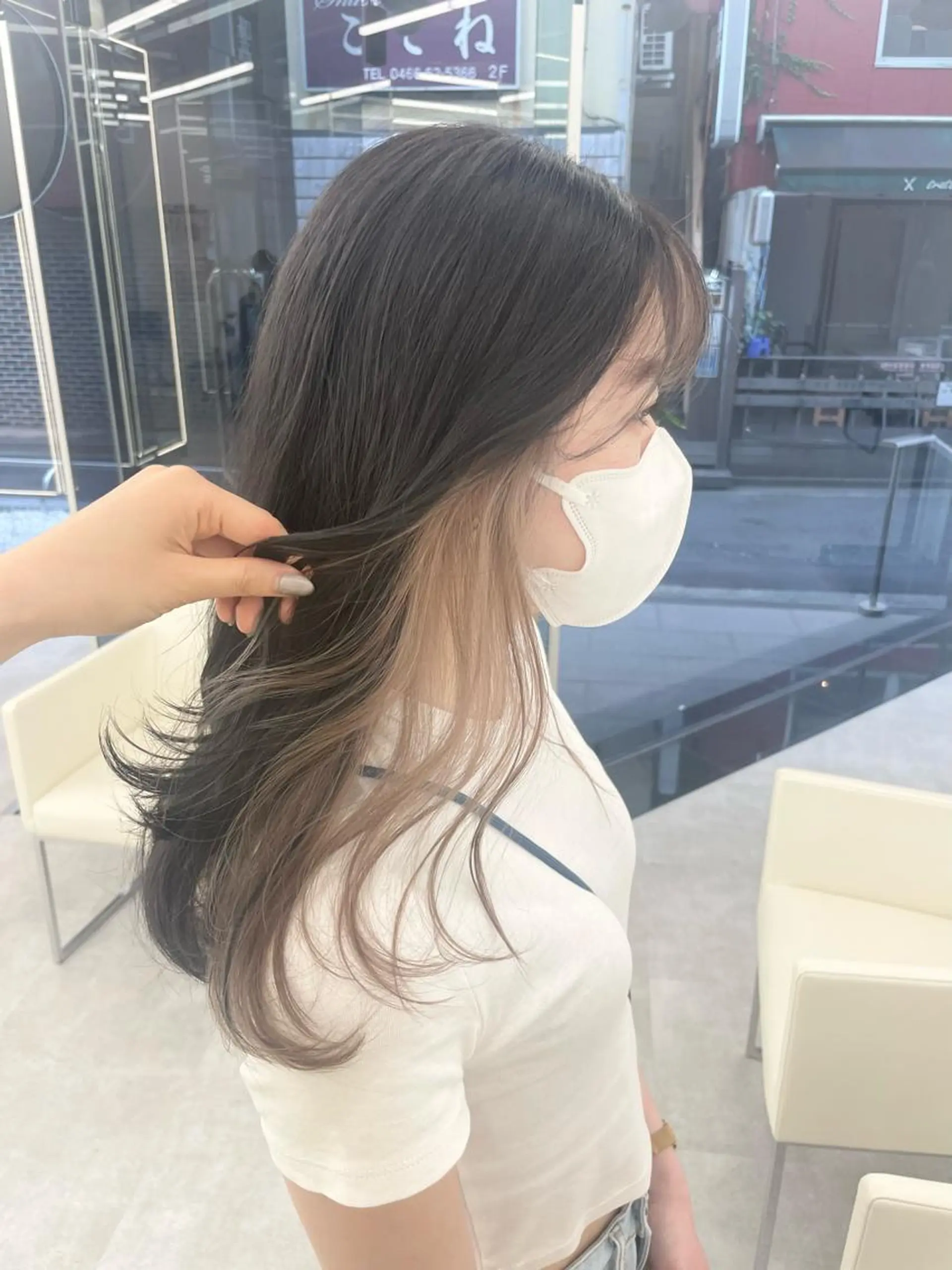 ロング カラー ヘアアレンジ ヘアカラー トリートメント 【Sweep】おじま のぞみのヘアスタイル