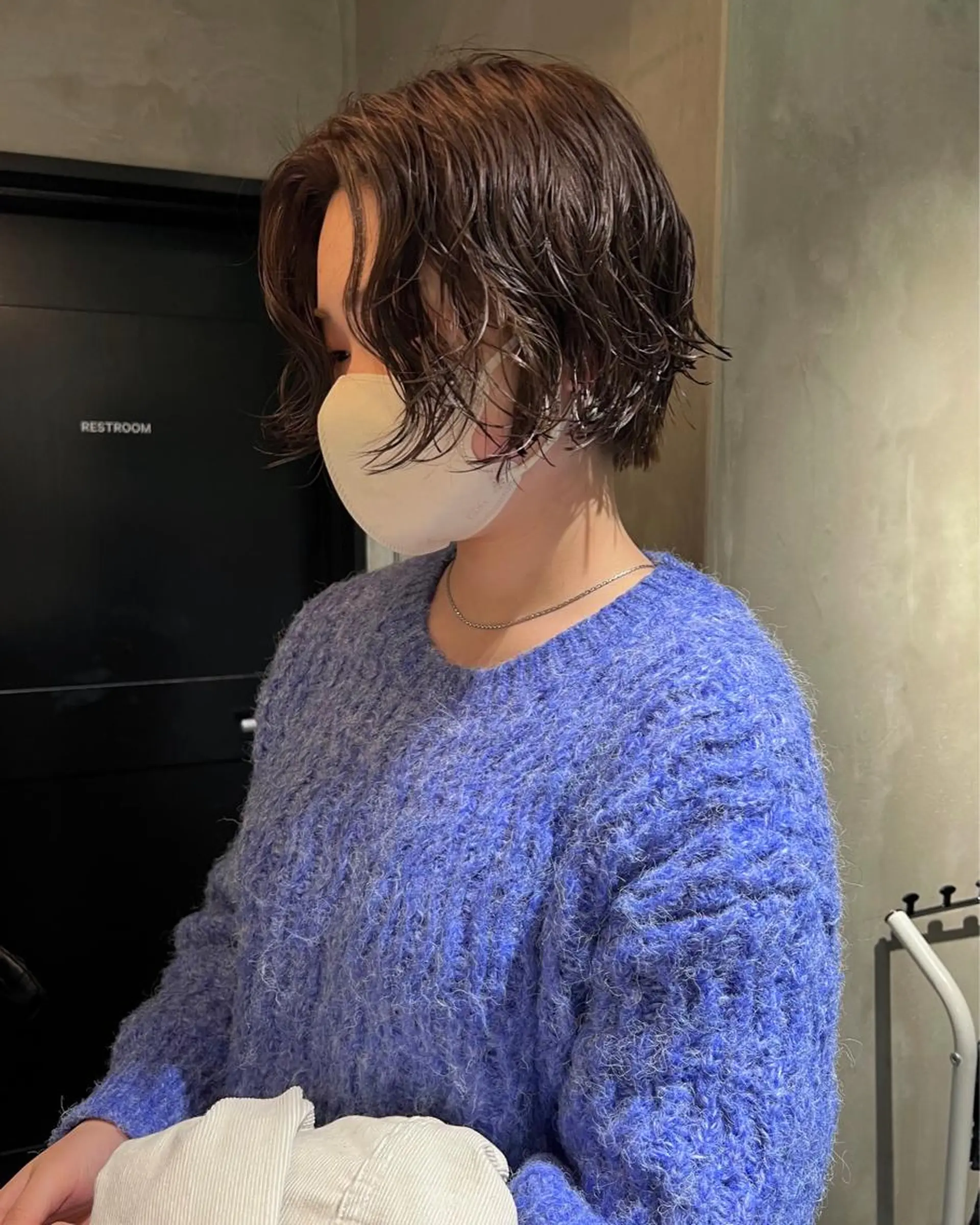 ショート パーマ カット パーマ トリートメント アンニュイヘア🪽 ayumiのヘアスタイル