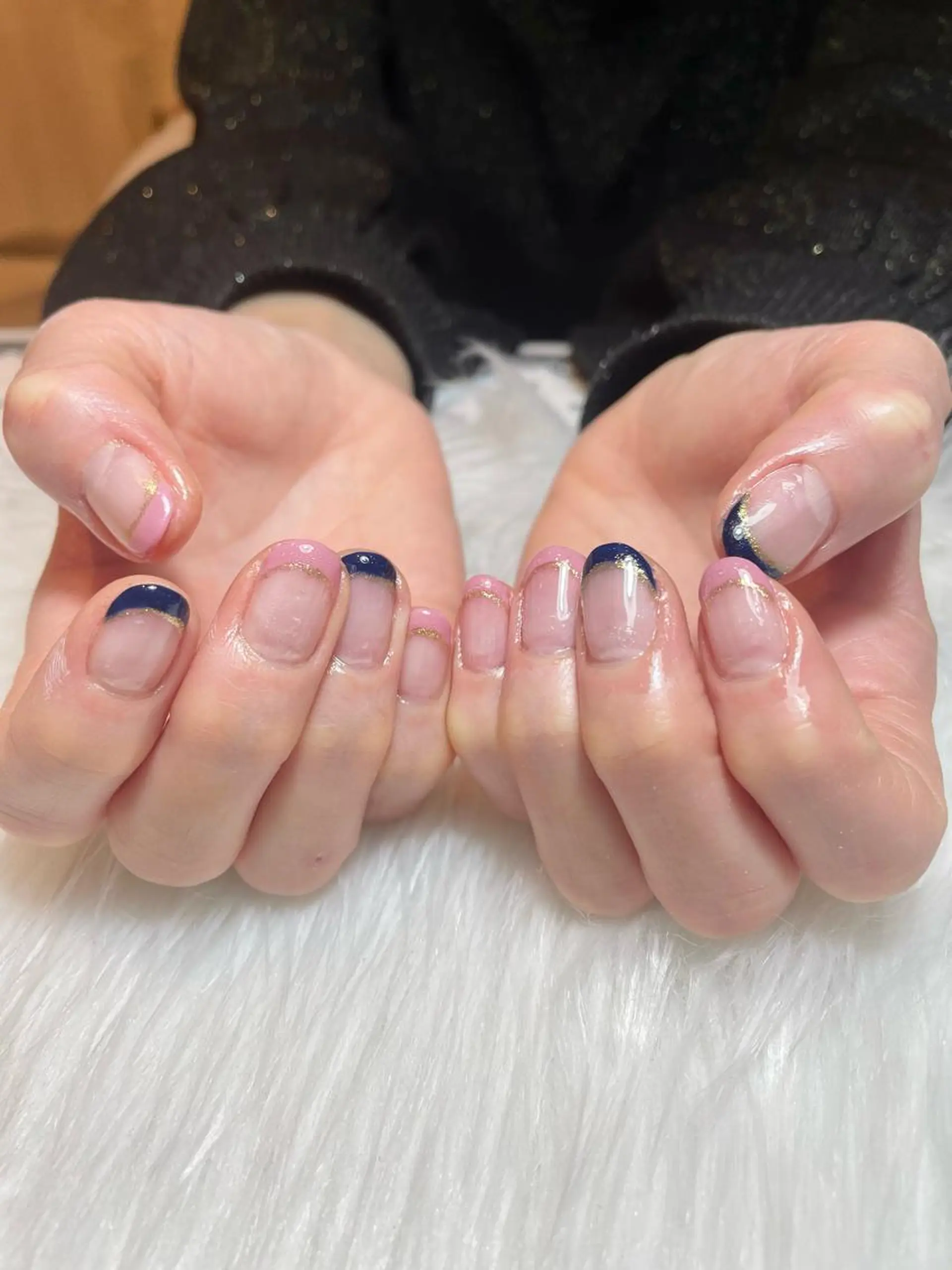 ネイル フレンチネイル 大袋駅東口徒歩2分 alivioのネイルデザイン