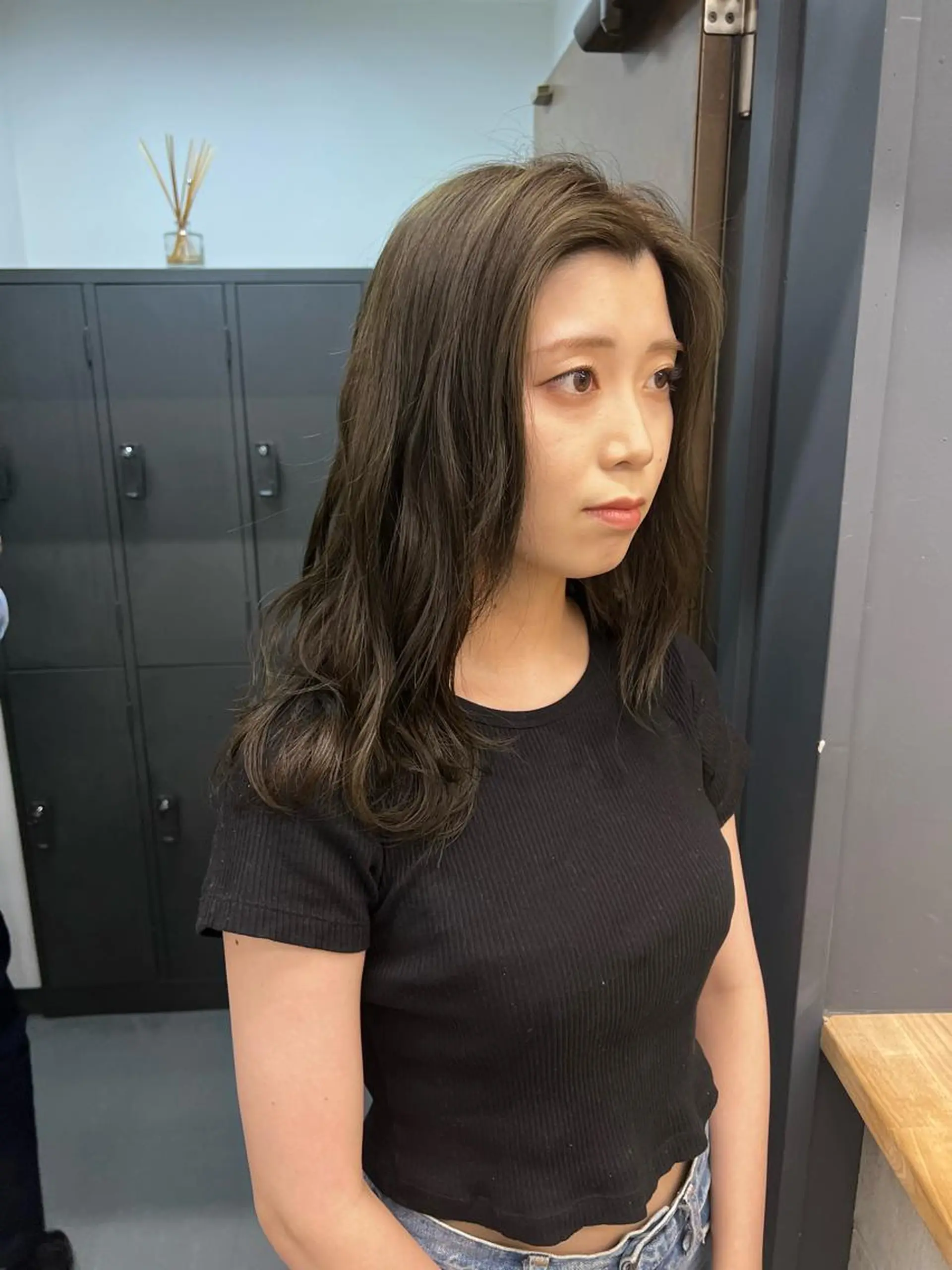 セミロング カラー 舟橋耀/ブリーチカラ ー/レイヤーカットのヘアスタイル