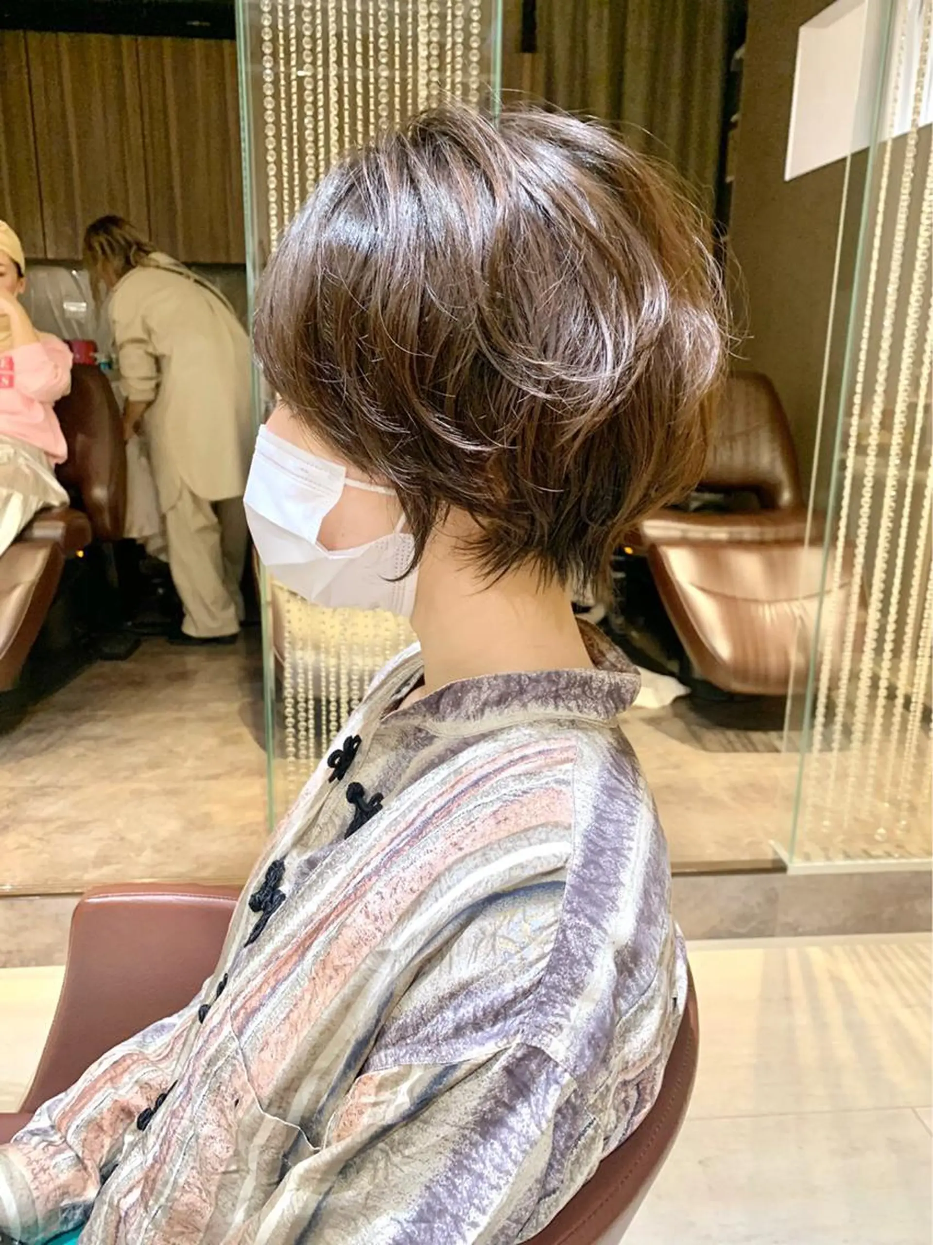 ショート ショートボブ ハンサムショート ボブ くびれヘア ショートヘア GIEN TERRASE所属・小濱 ありすのヘアスタイル