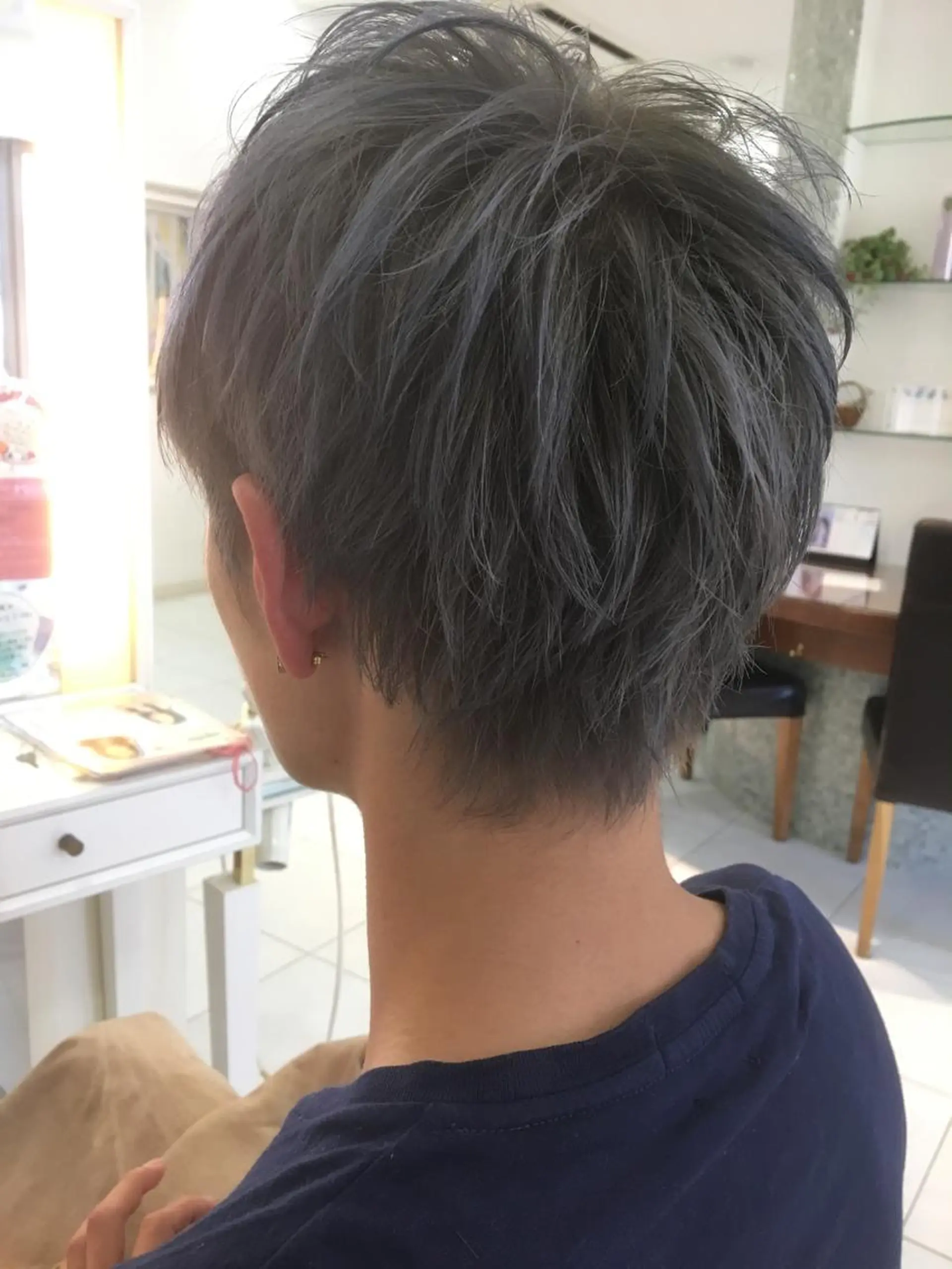 ショート カラー メンズ 店長/mao/ 前髪/顔周りカットのヘアスタイル