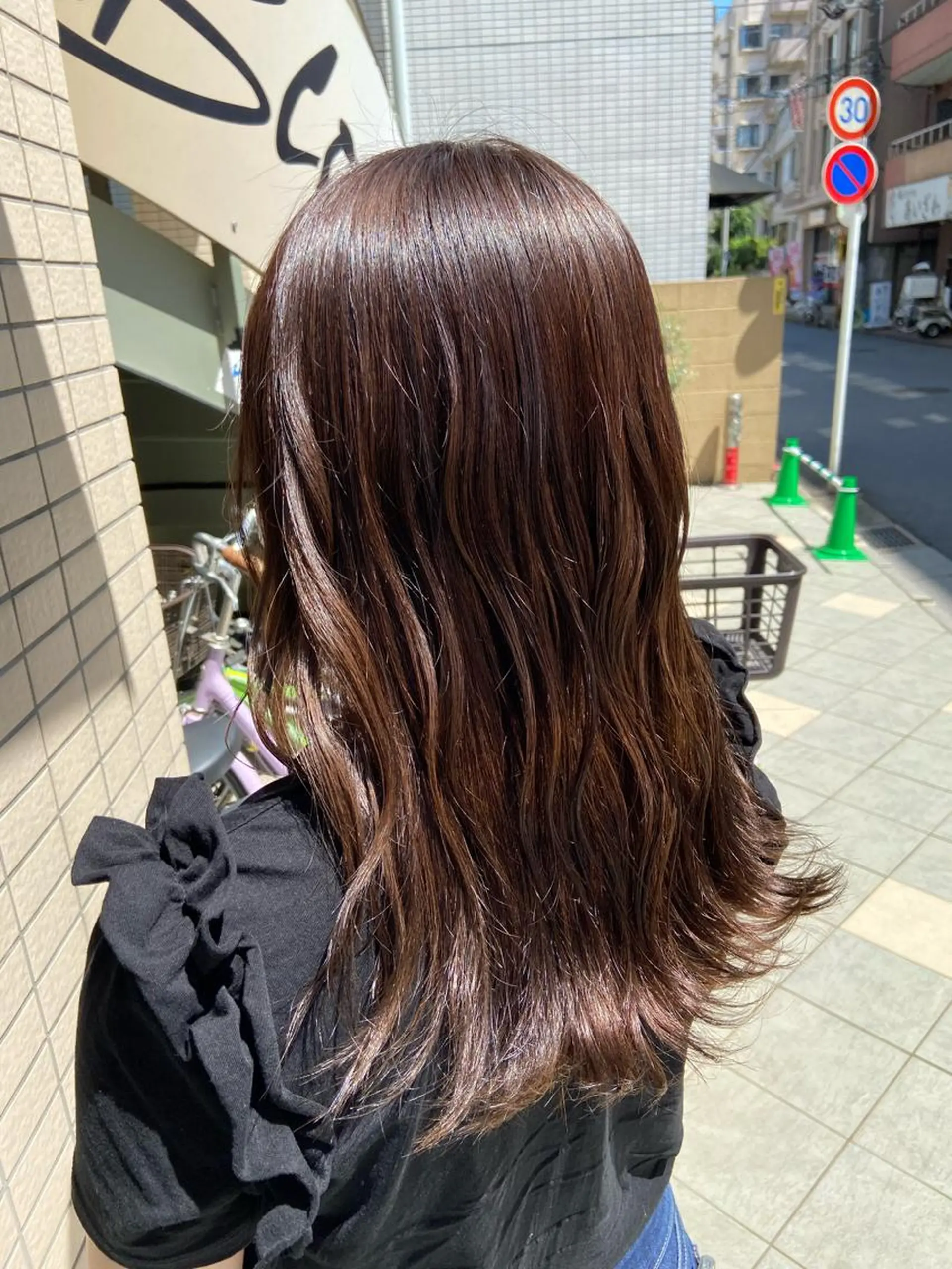 ロング カラー 透明感カラー ヘアカラー トリートメント 菊地 美憂のヘアスタイル