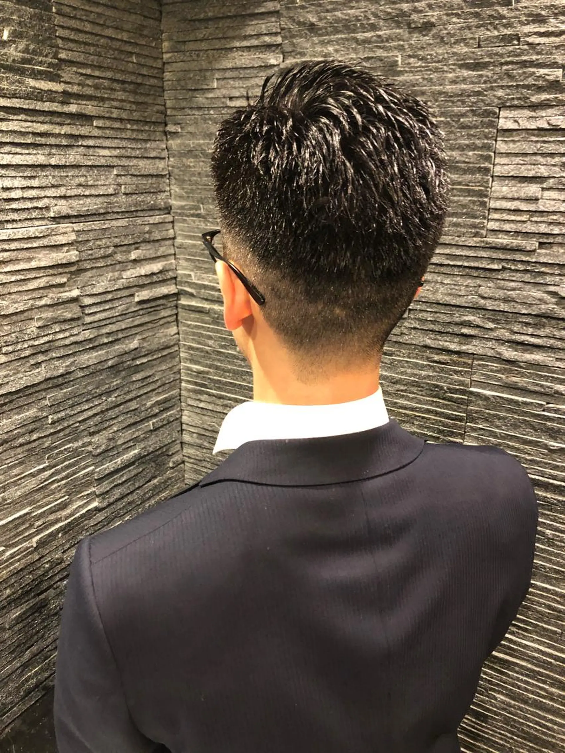 ショート パーマ メンズ HIRO GINZA BARBER SHOP 大阪所属・木村 りきのヘアスタイル