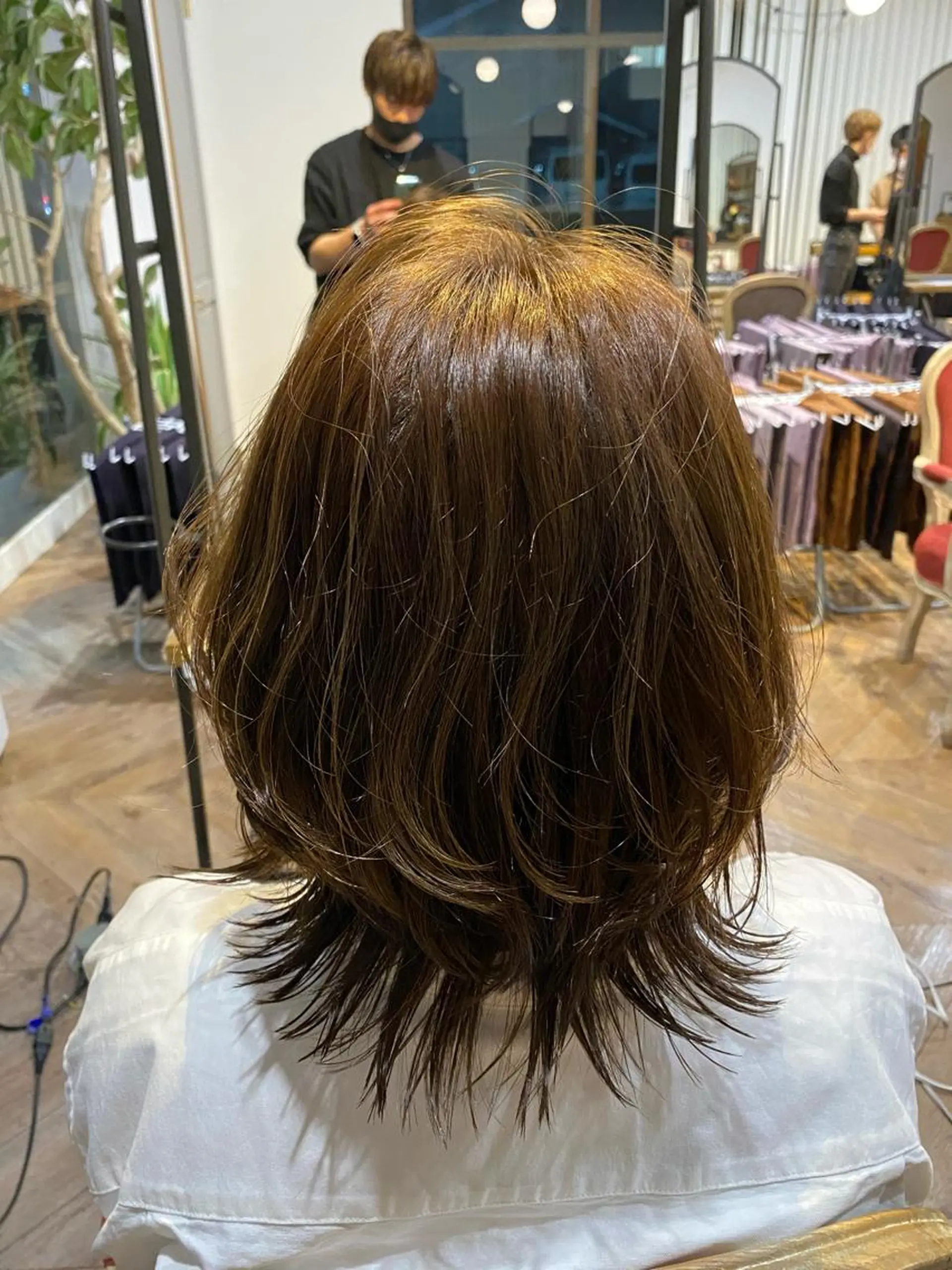 ミディアム カット ヘアカラー トリートメント 小島 健太郎のヘアスタイル