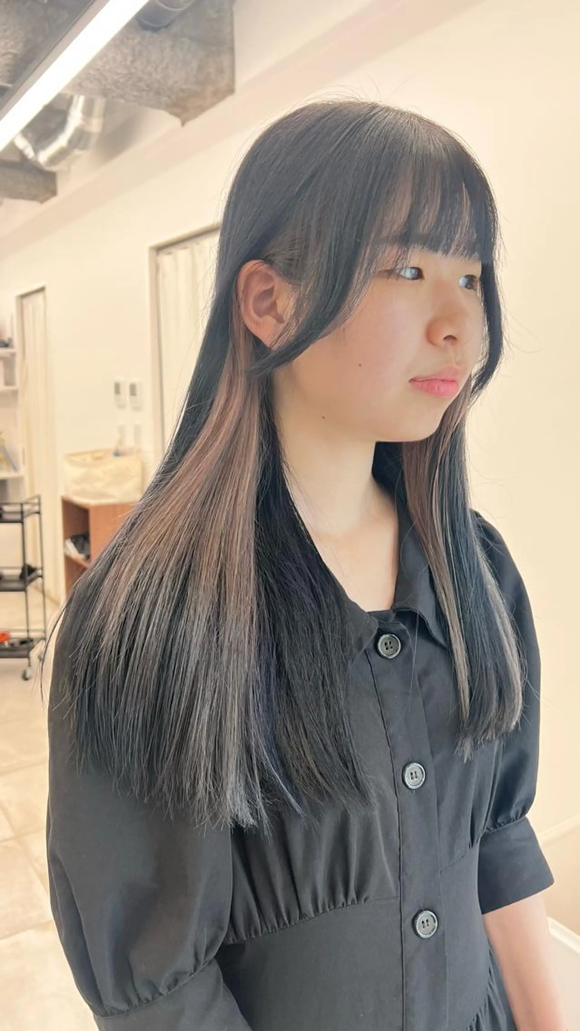 ロング カラー ヘアカラー トリートメント レイヤー/透明感 カラー🌿KANTAのヘアスタイル