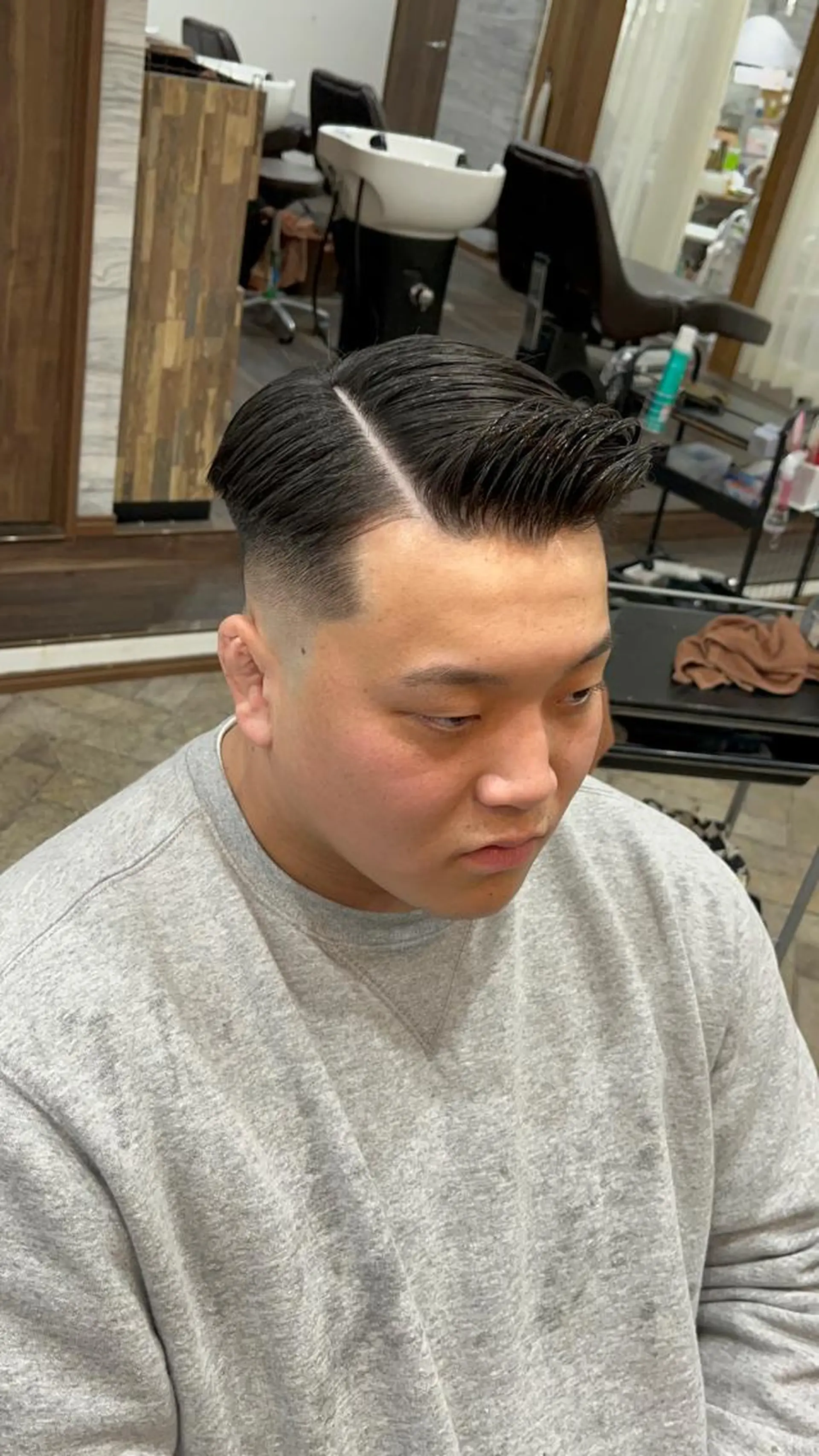 ショート メンズ フェードカット スキンフェード カット トリートメント ヘアセット Men's salon ANSWER所属・メンズサロン ANSWERのヘアスタイル