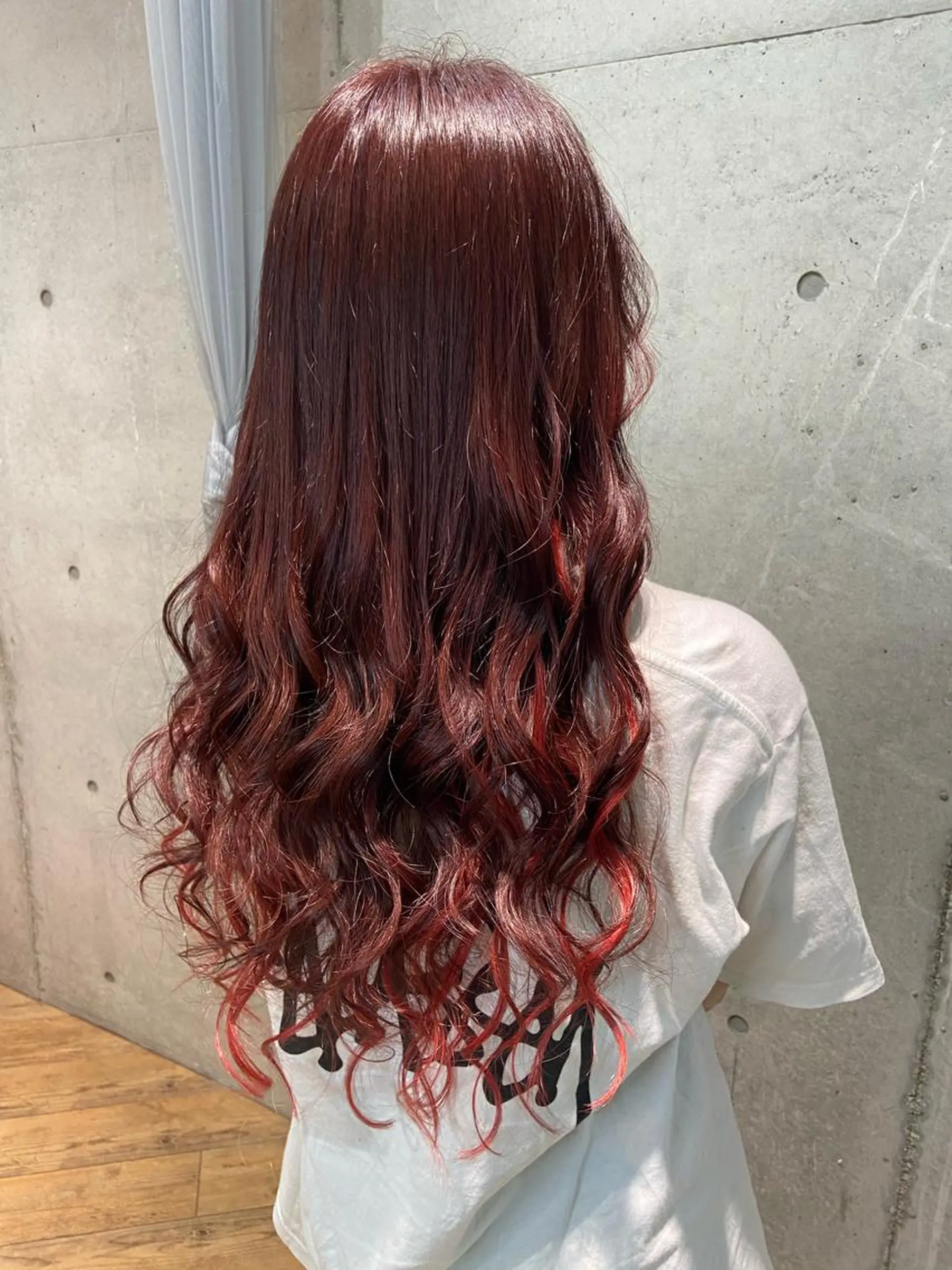 ロング カラー エクステ 🧸プルエクステ❤︎ ネイルKAO🧸のヘアスタイル