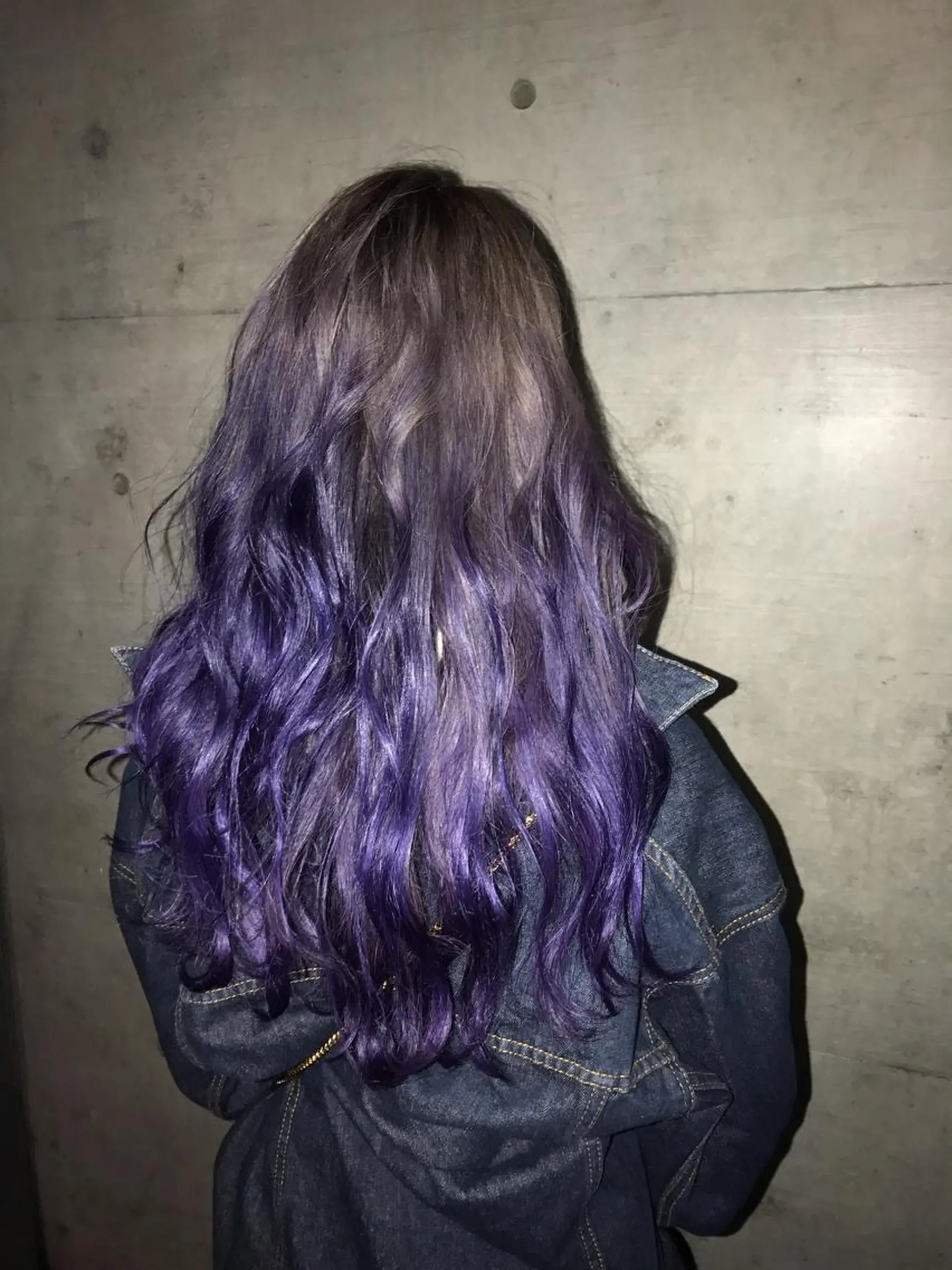 ロング カラー グラデーションカラー バイオレットカラー ていねい技術No.1 🌈諏訪 健太のヘアスタイル